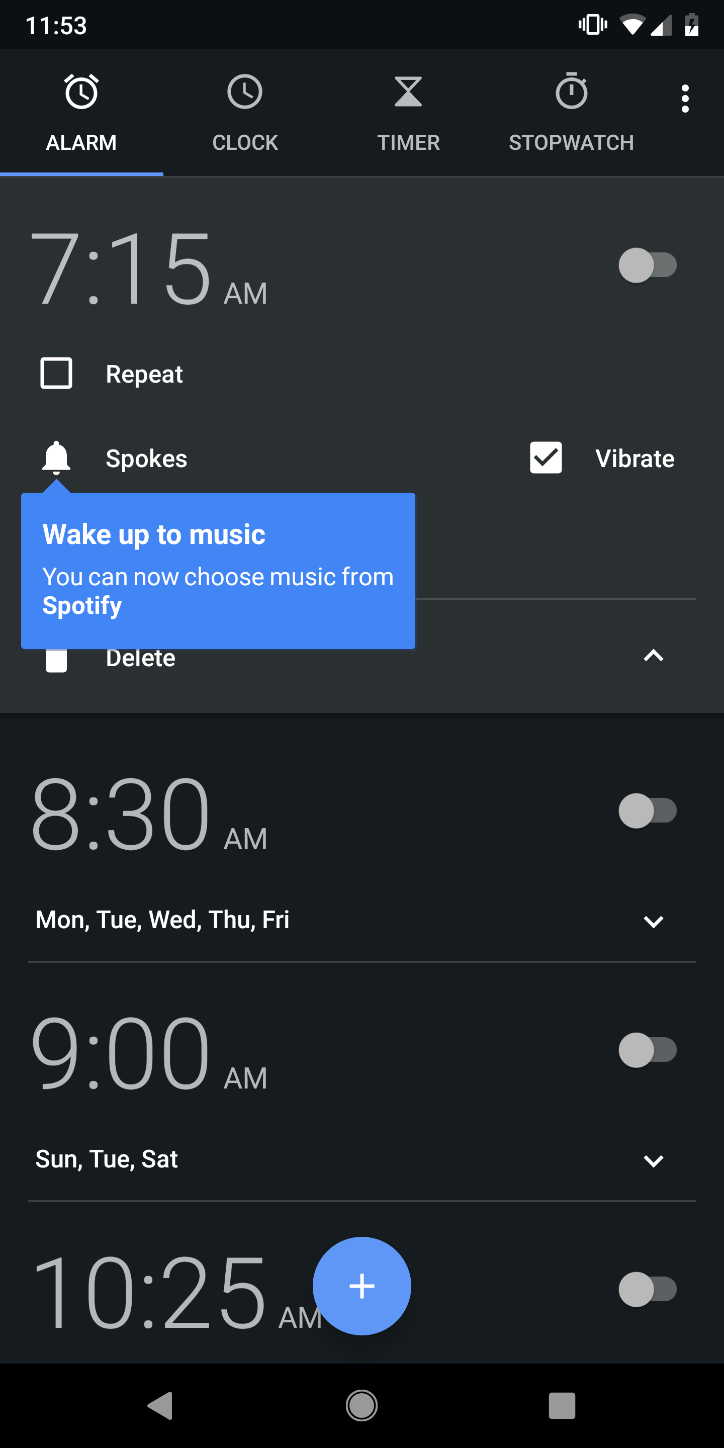 [Update Live, APK Download] Google Clock app now supports Spotify for