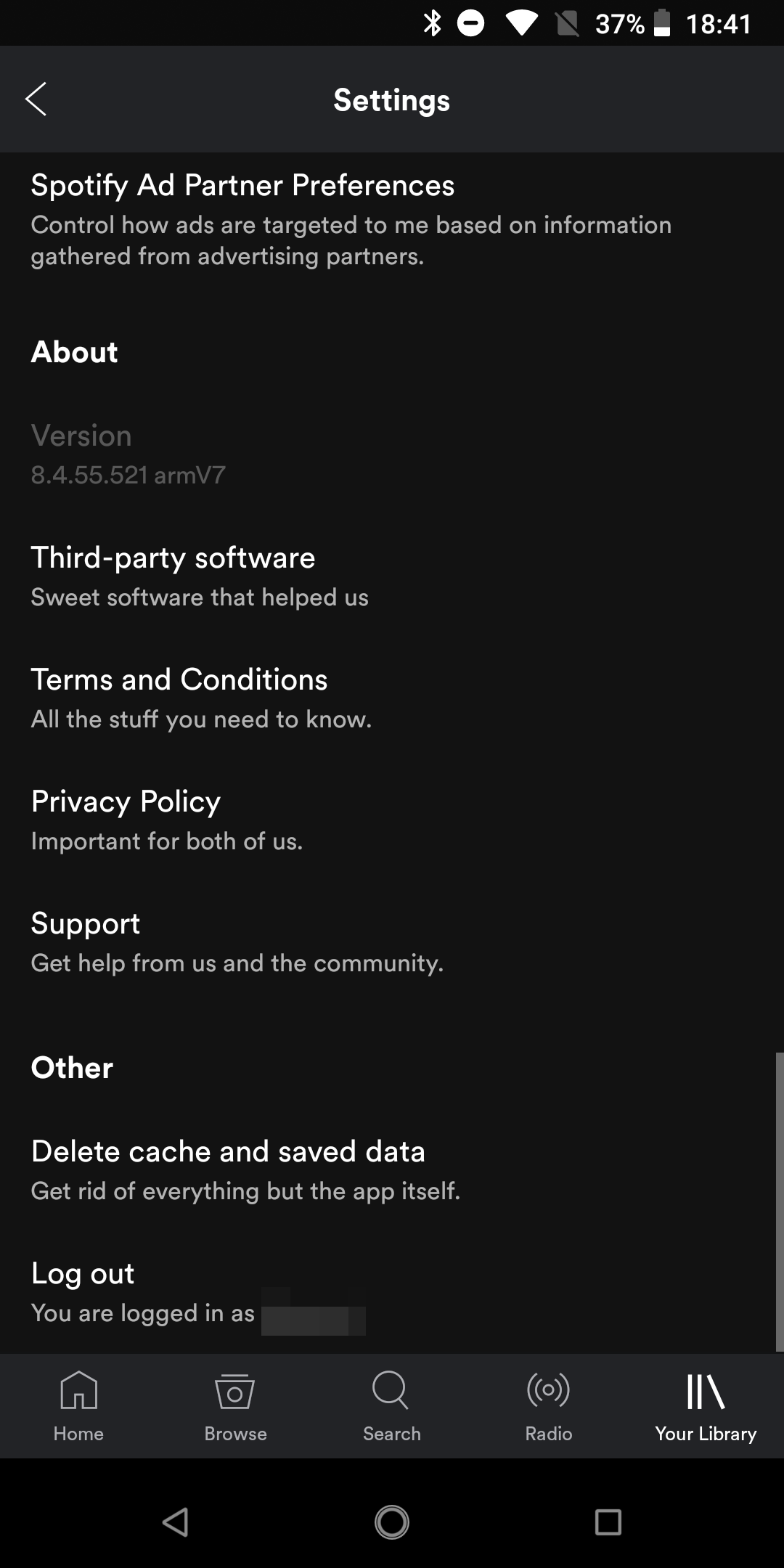 cancel spotify movement