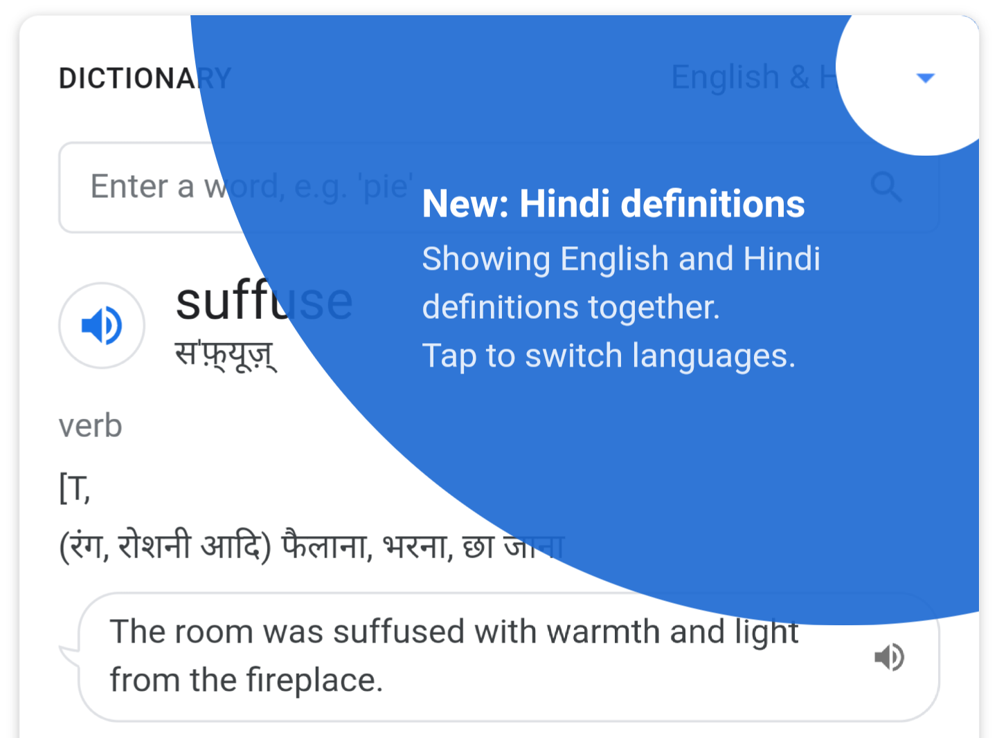 Google Search In India Starts Showing Dictionary Definitions In Both English And Hindi