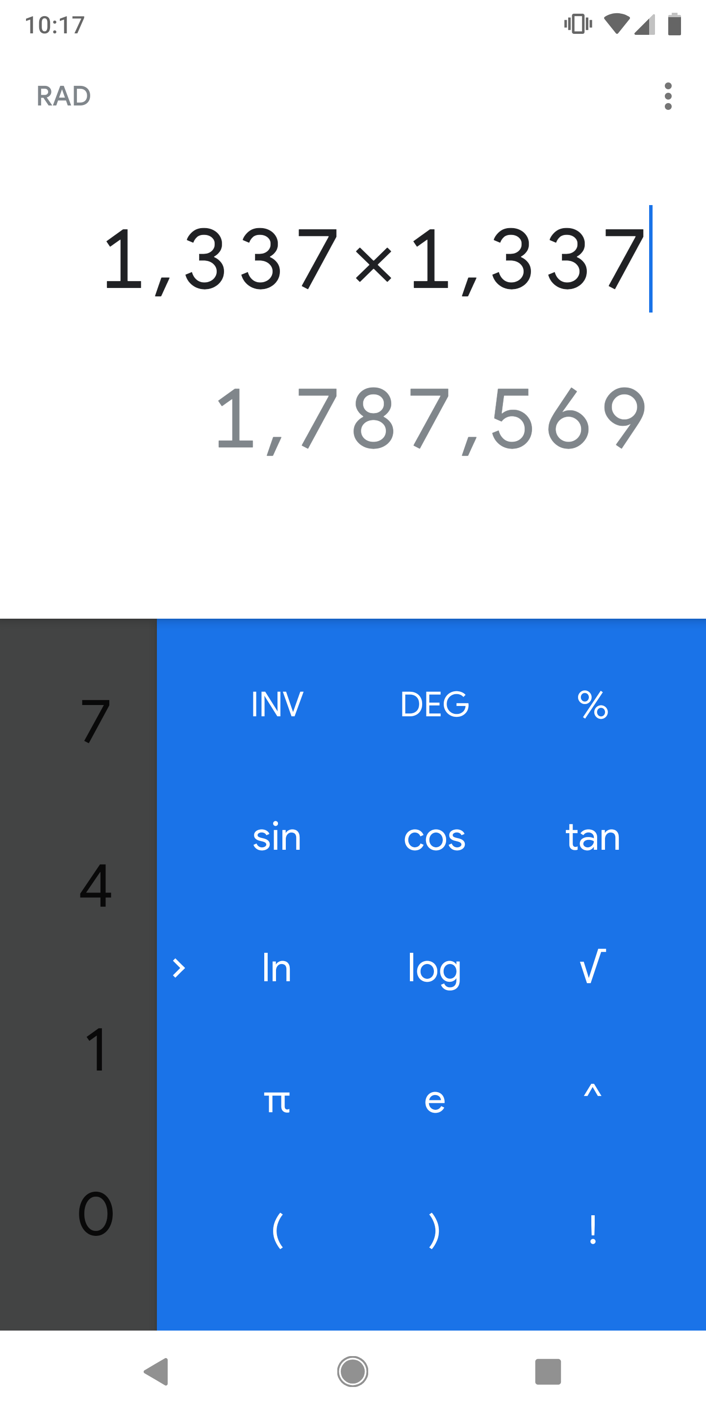 Google Calculator v7.5 brings a new Material UI with a lot more white