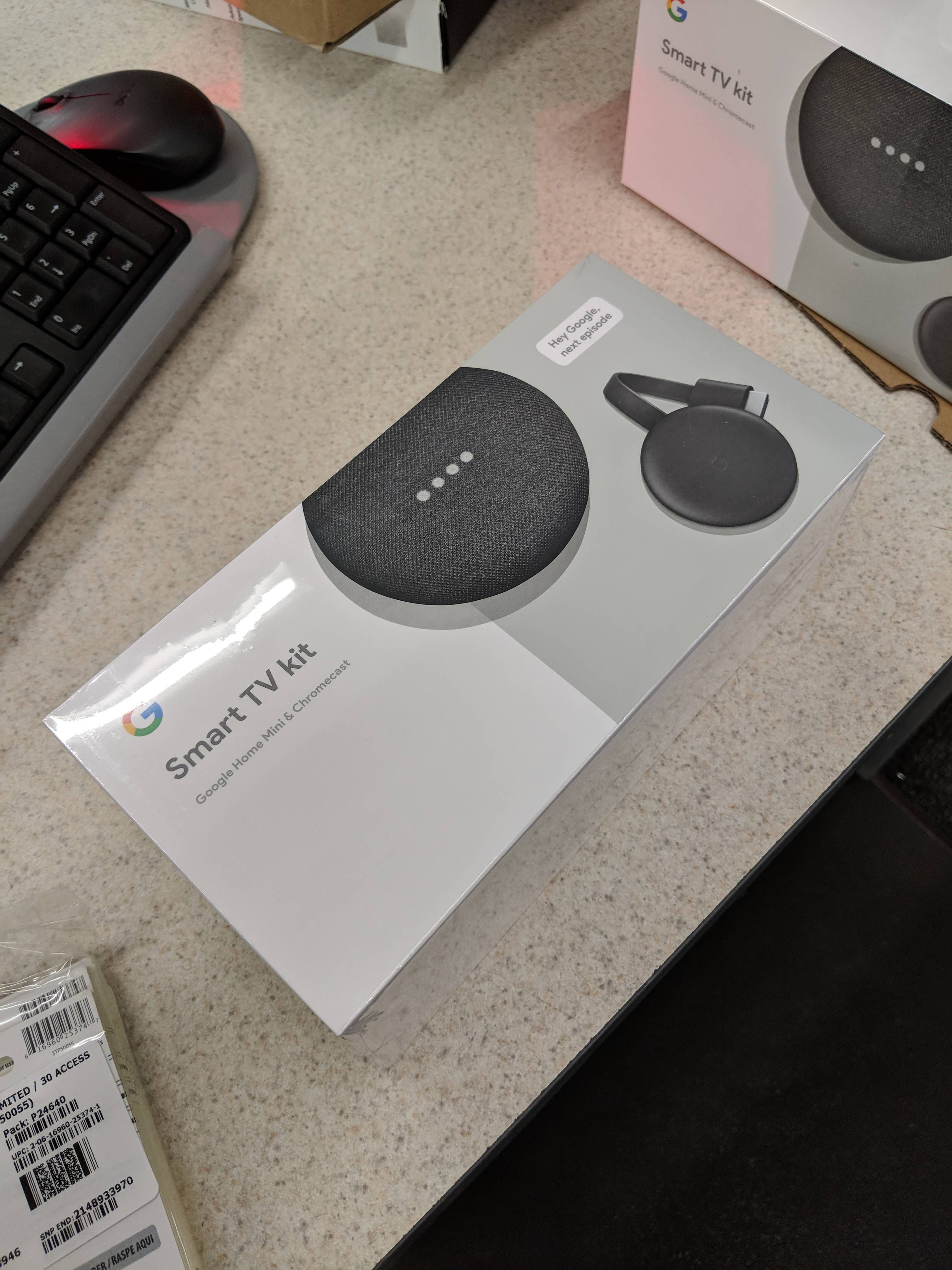 Chromecast with best sale home mini