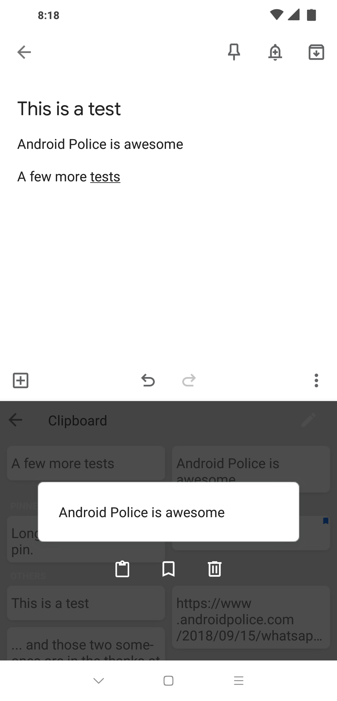 Gboard's clipboard manager is starting to show up in v7.7 beta [APK