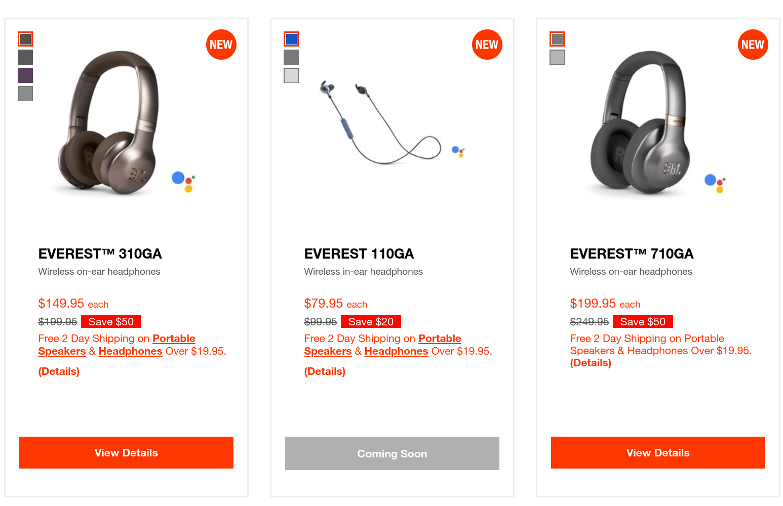 Jbl Everest Google Assistant In Headphones Everest Headphones