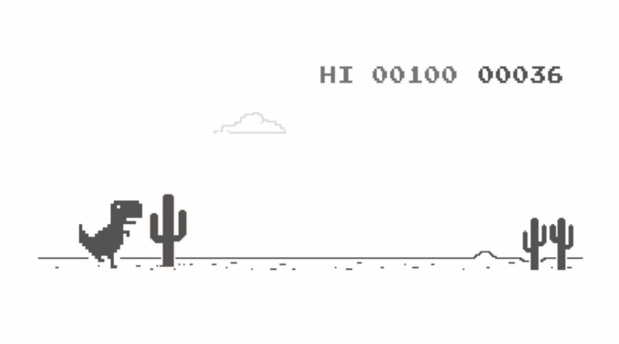 Easy Way to Play Dino Game in Google Chrome