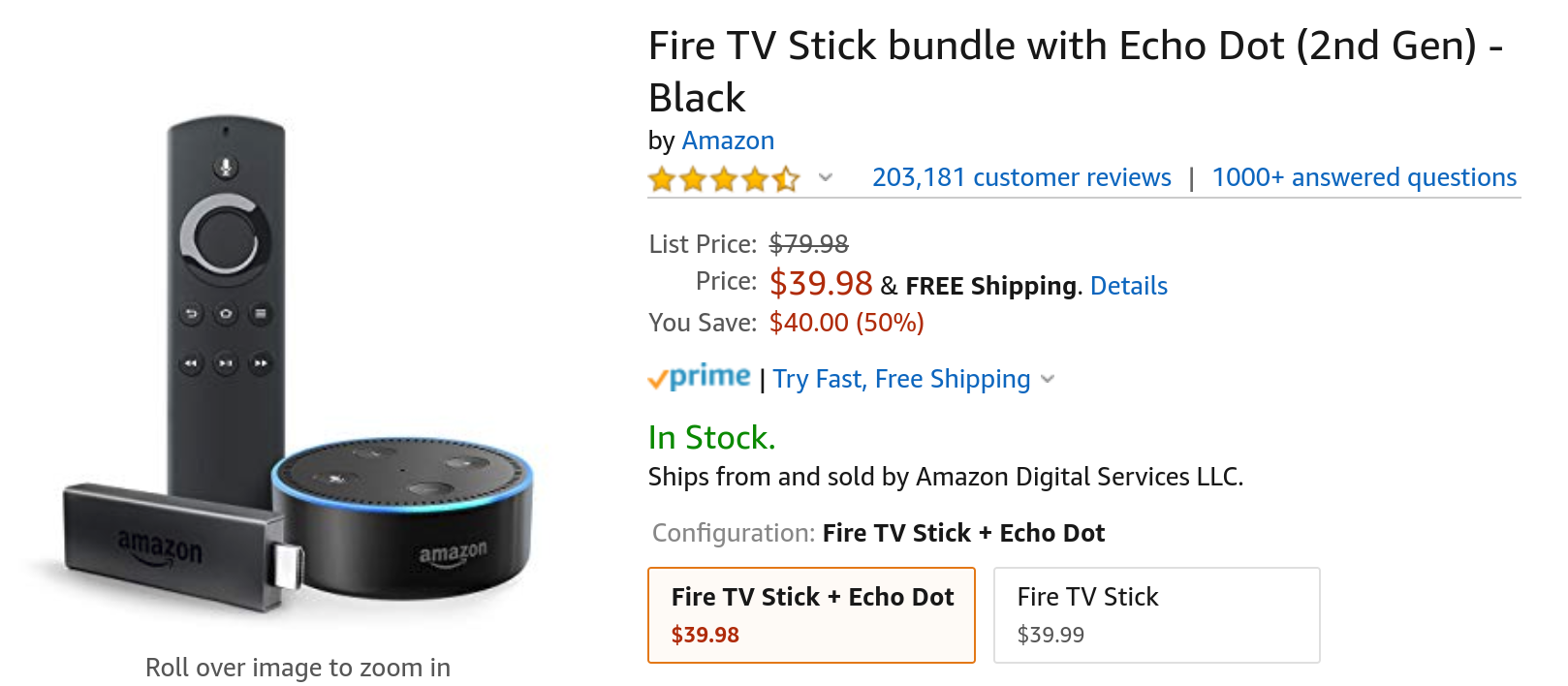 how to use firestick with echo dot