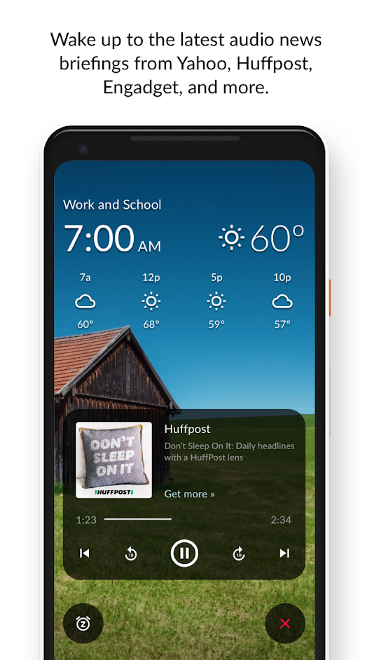 Yahoo's new app will wake you up with audio briefings