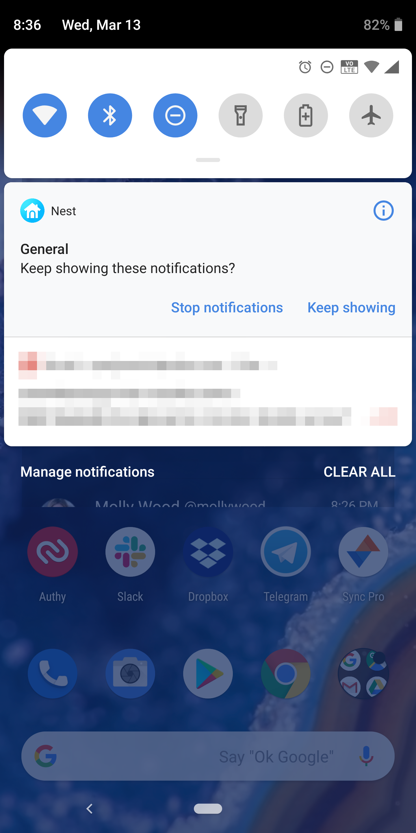 Android Q adds more useful alert options when long-pressing notifications