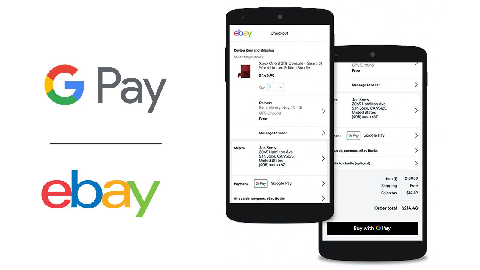 Google Pay support comes to eBay in early April