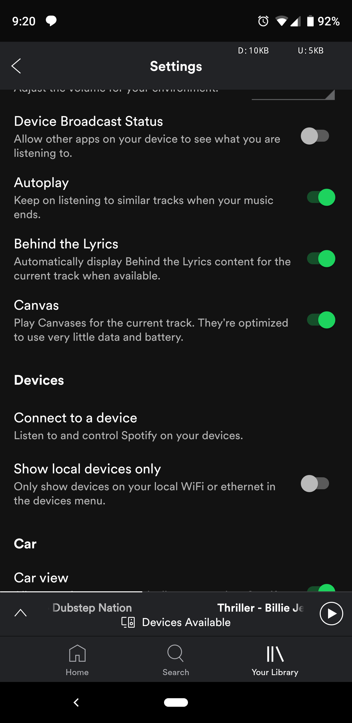 Spotify lets you disable 'canvas' video snippets that replace album covers
