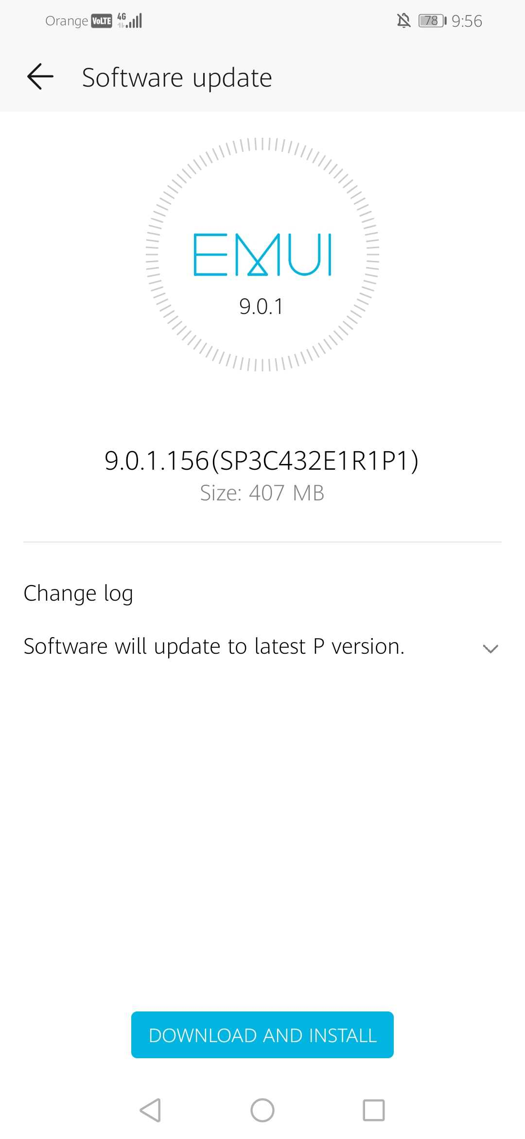 p10 android 9