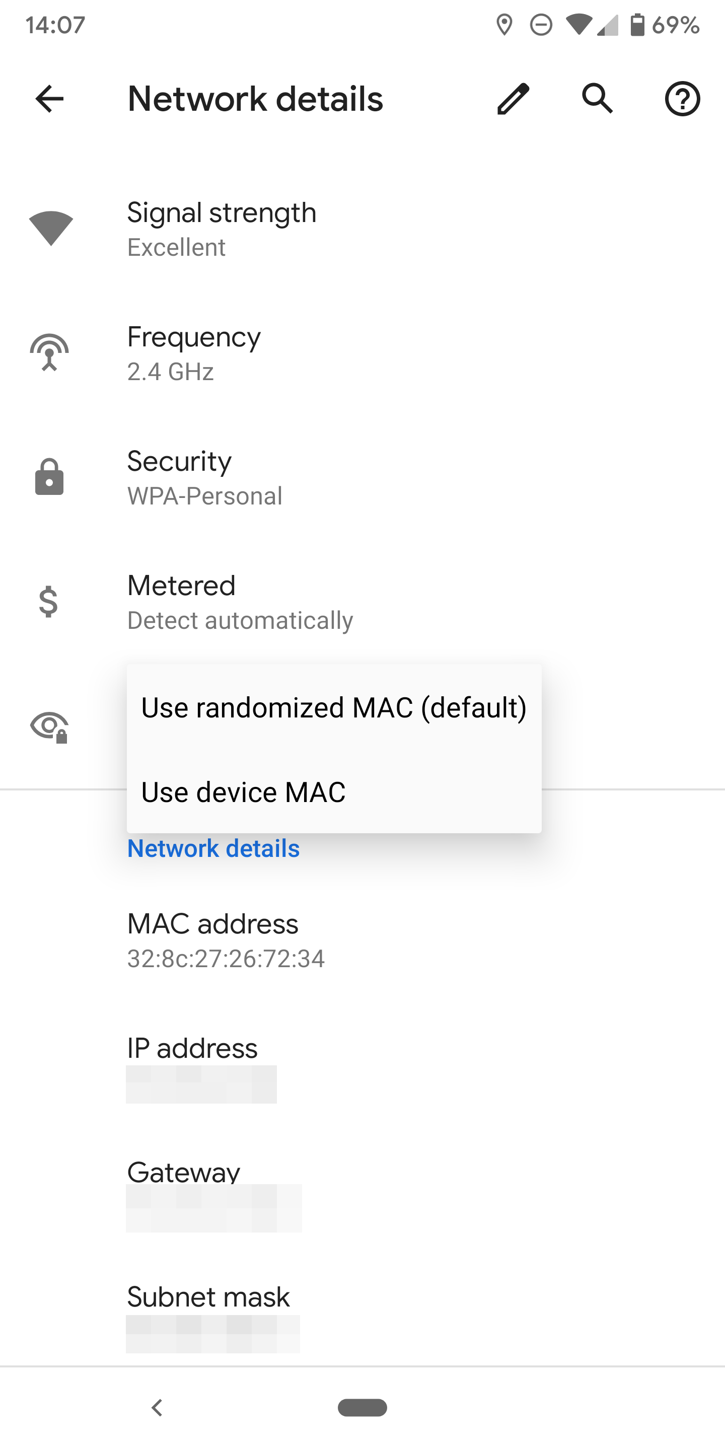 find mac address for samsung s4
