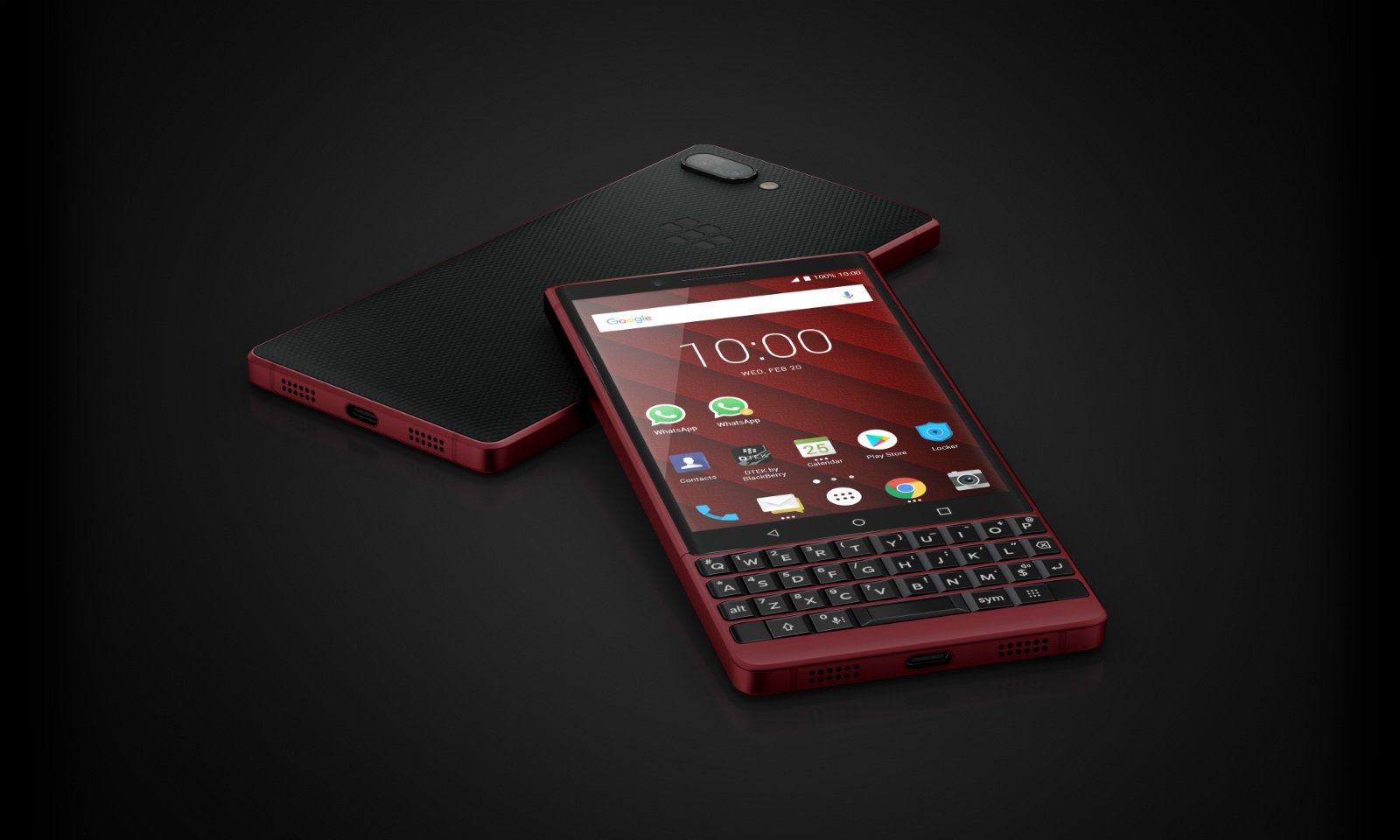 The red BlackBerry Key2 with 128GB of storage is now available in 