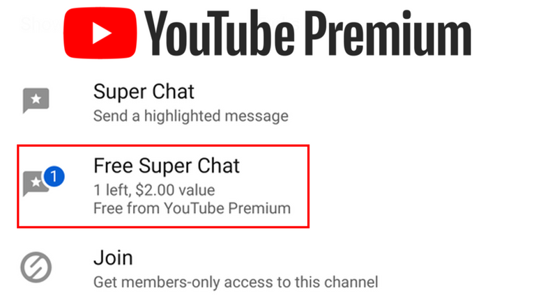 A superchat Does YouTube