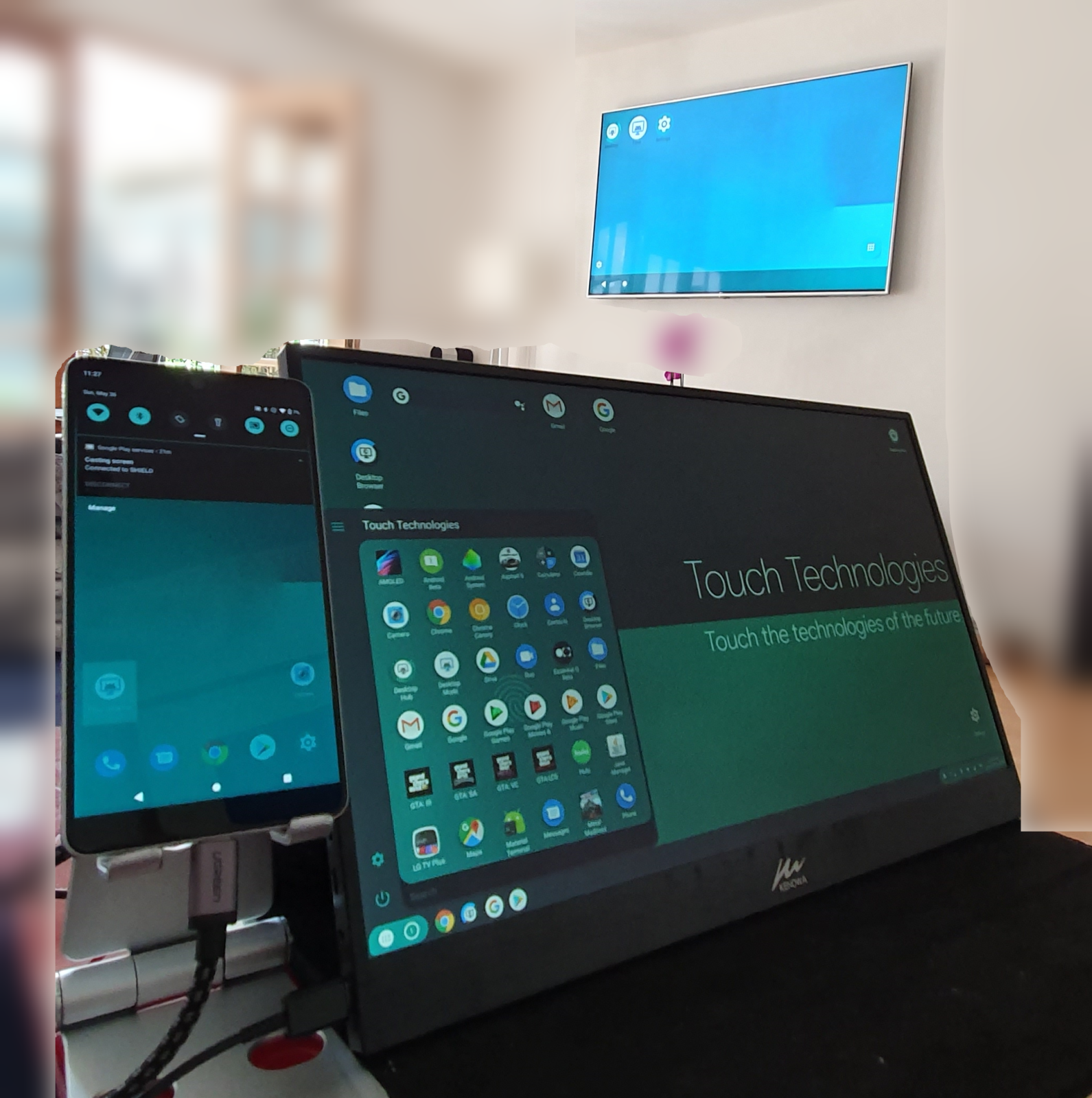 Android Q desktop mode up and running through experimental thirdparty