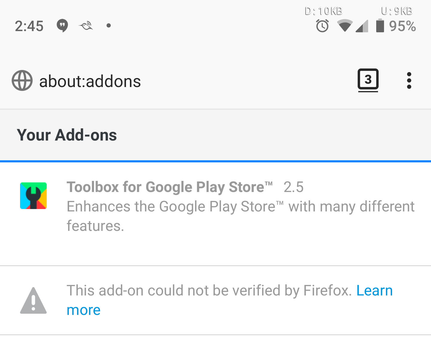 Firefox pushing out update that restores addons after huge bug [APK