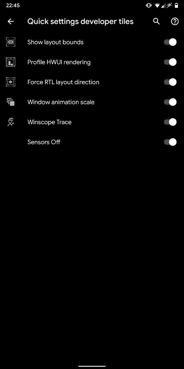 Android Q lets you quickly disable your phone's sensors