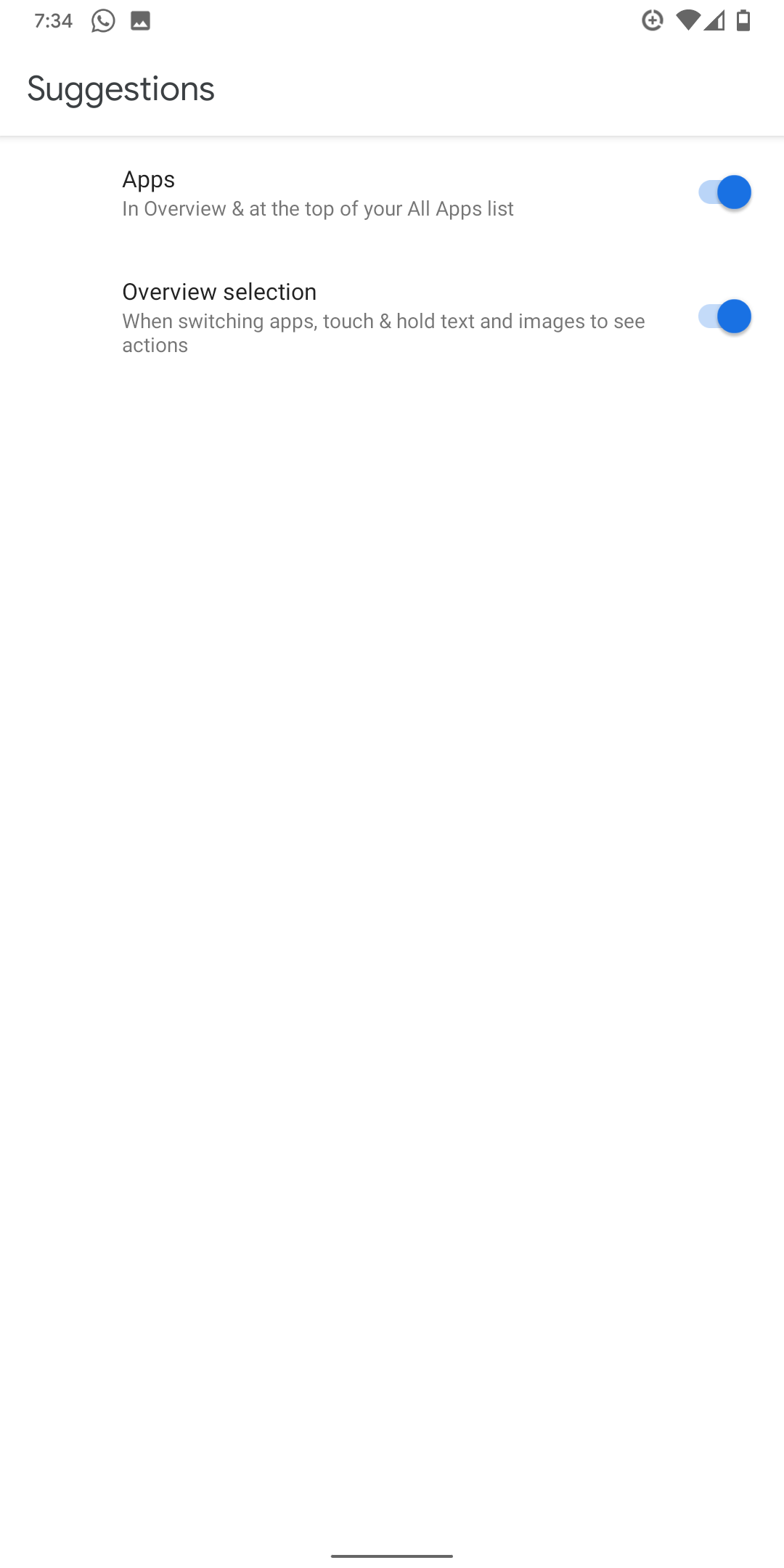 [Update Works in Beta 5] You can't disable app suggestions in the