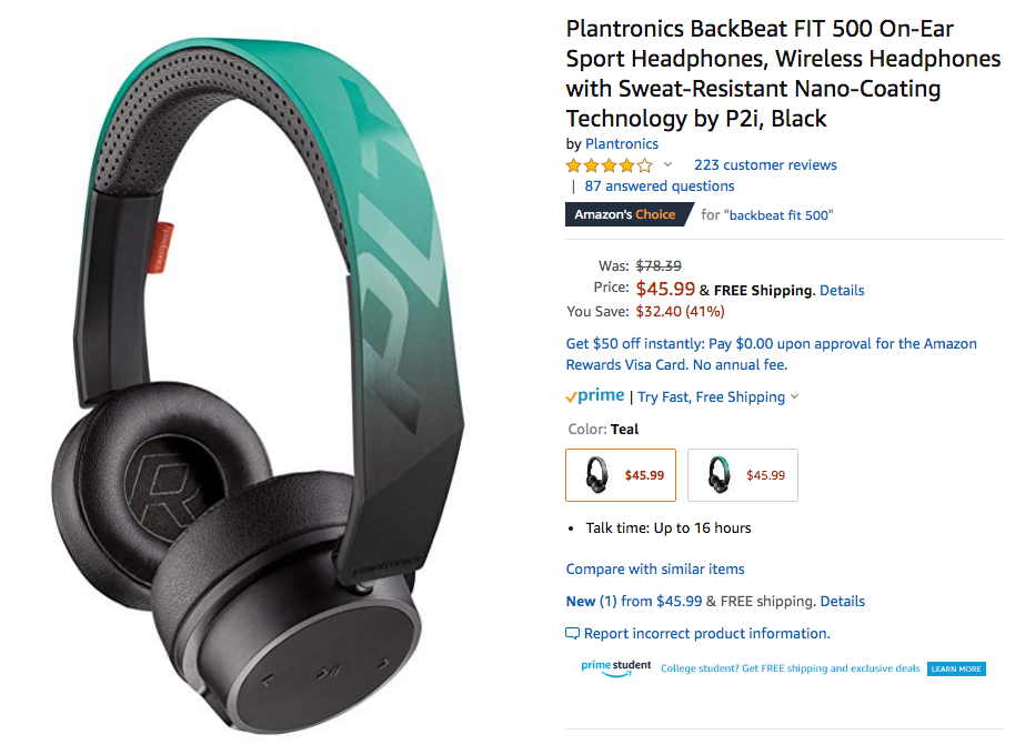 Plantronics BackBeat Fit 500 workout 