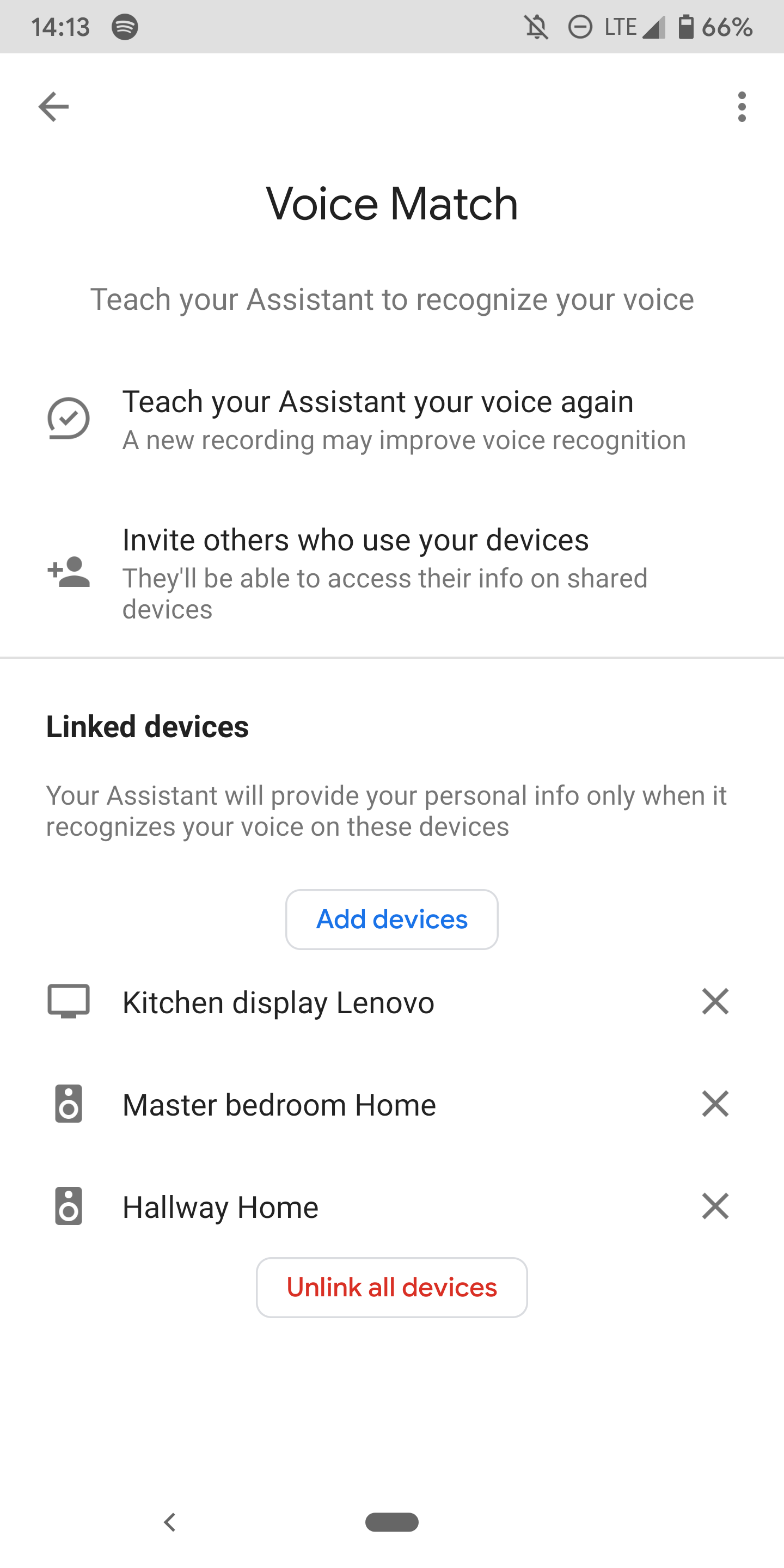 How to unlink your account from a Google Home or Smart Display, even