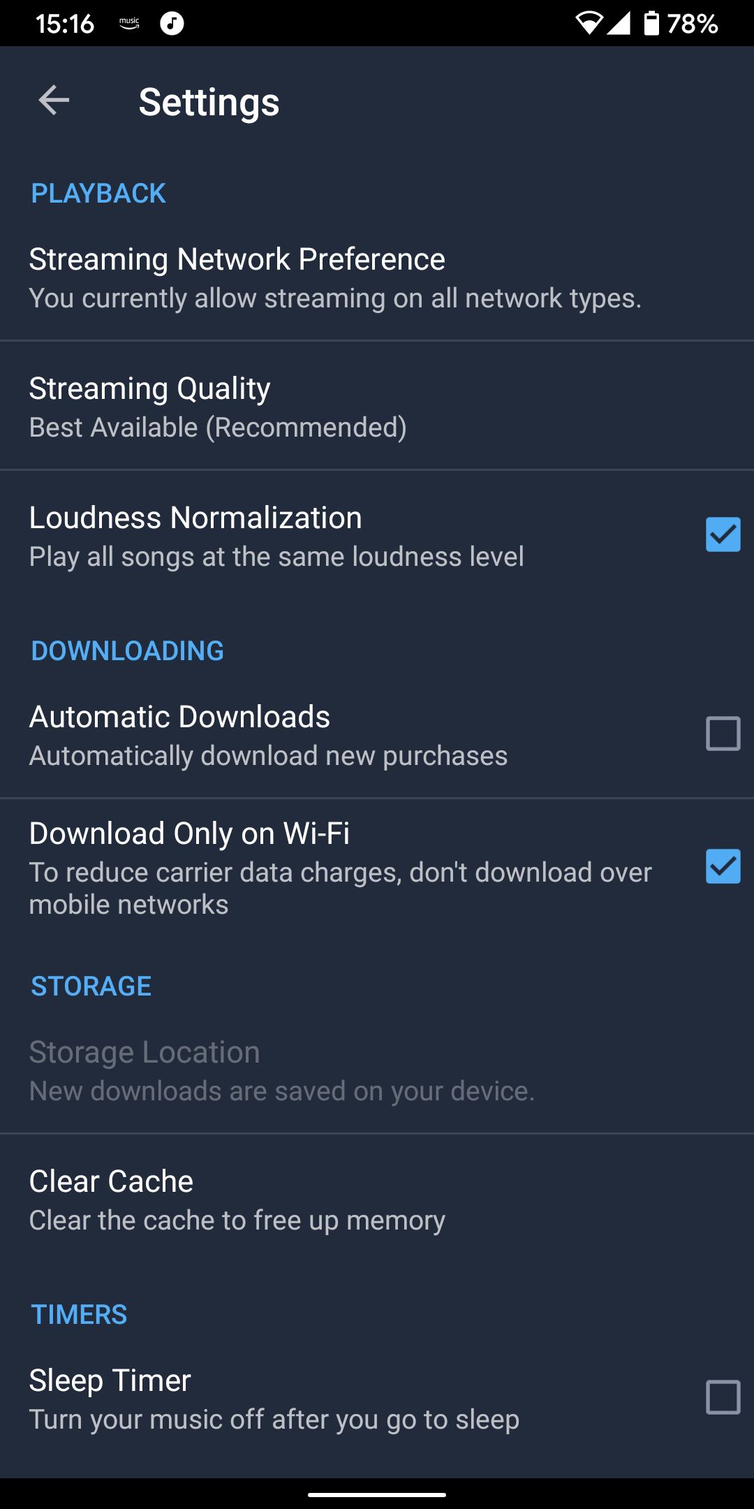 Amazon Music adds gapless playback and loudness normalization to its