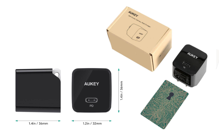 That super tiny 18W USB-C Aukey charger