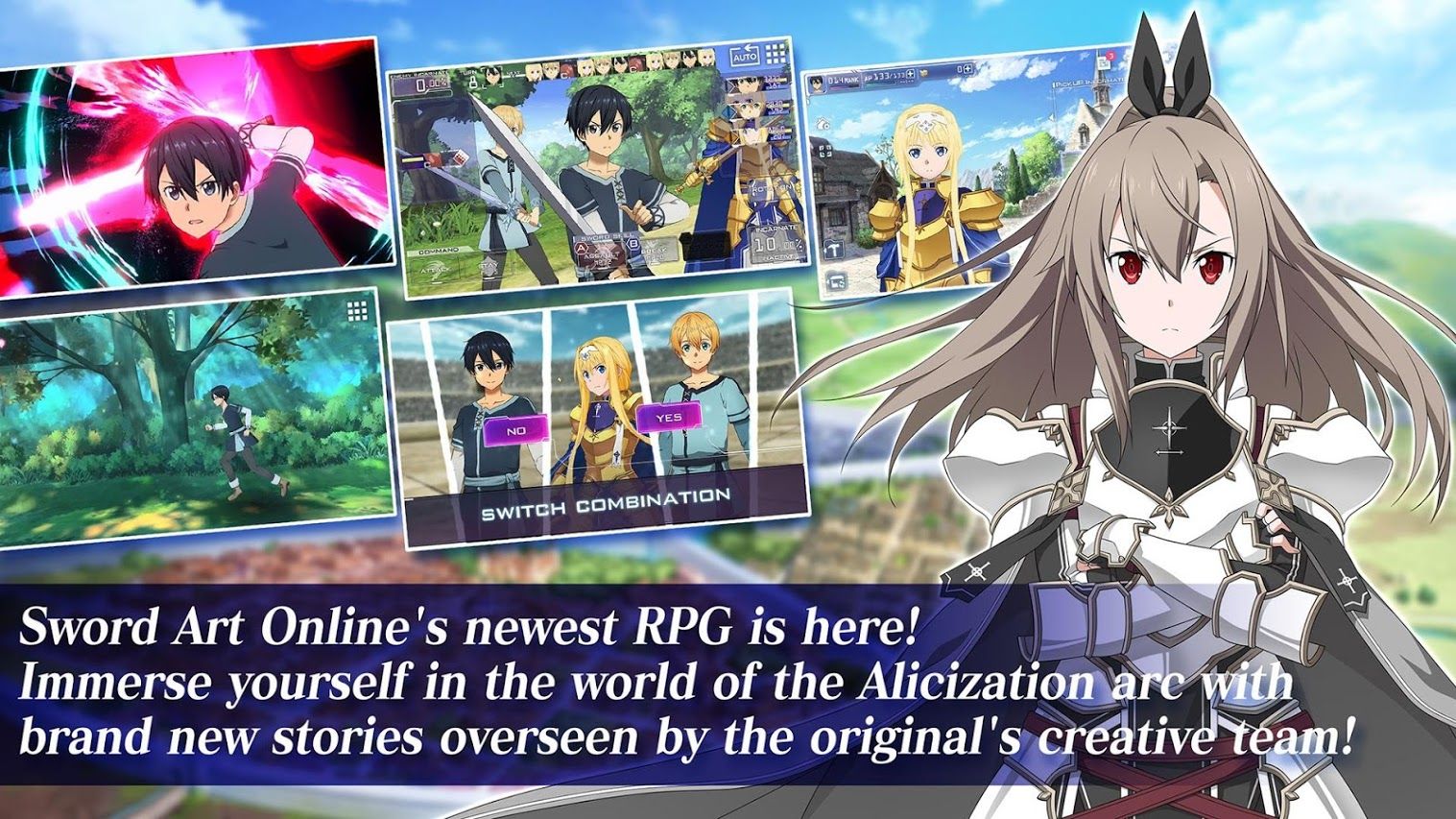 Update: Out now) Sword Art Online Alicization Rising Steel is a new RPG  from Bandai Namco, now available for pre-reg