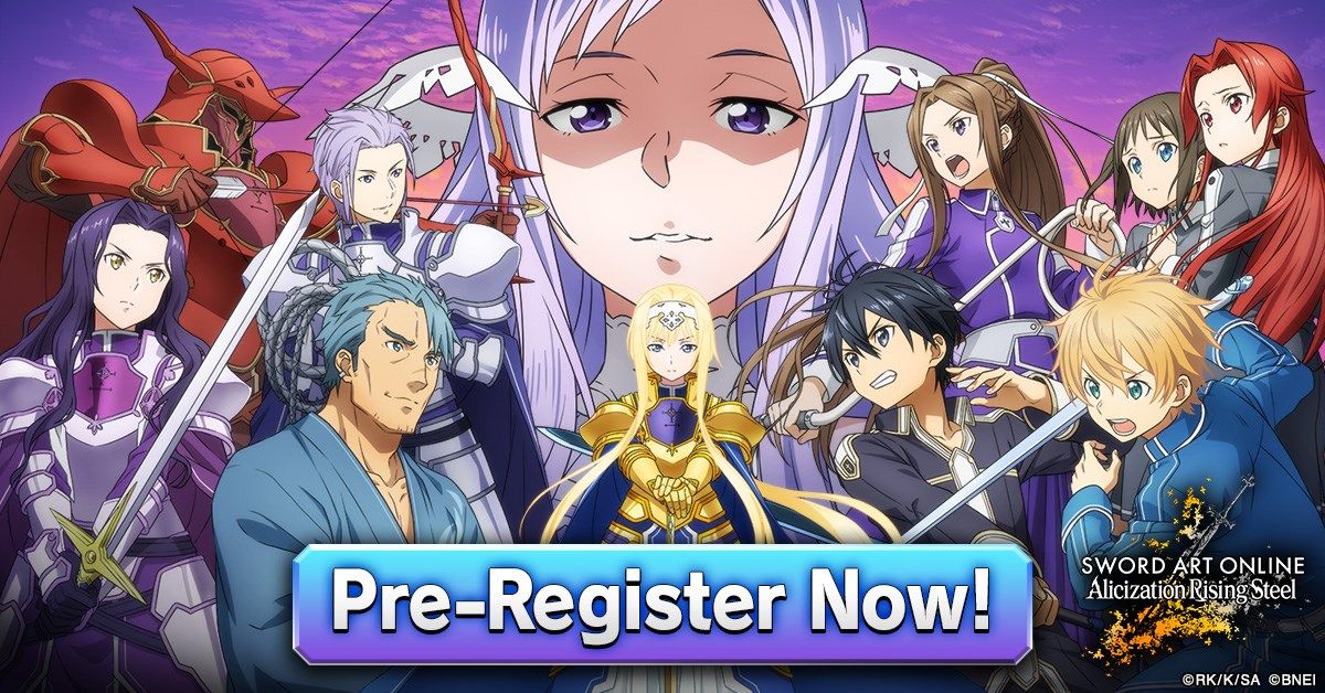 Sword Art Online Alicization Rising Steel is Available now for  Pre-Registration - Droid Gamers