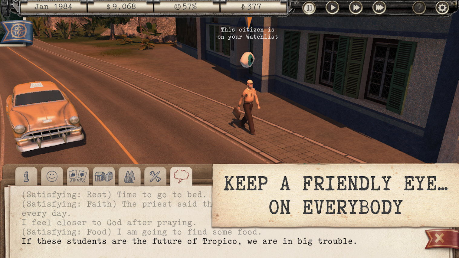 tropico 1 for pc make time advance