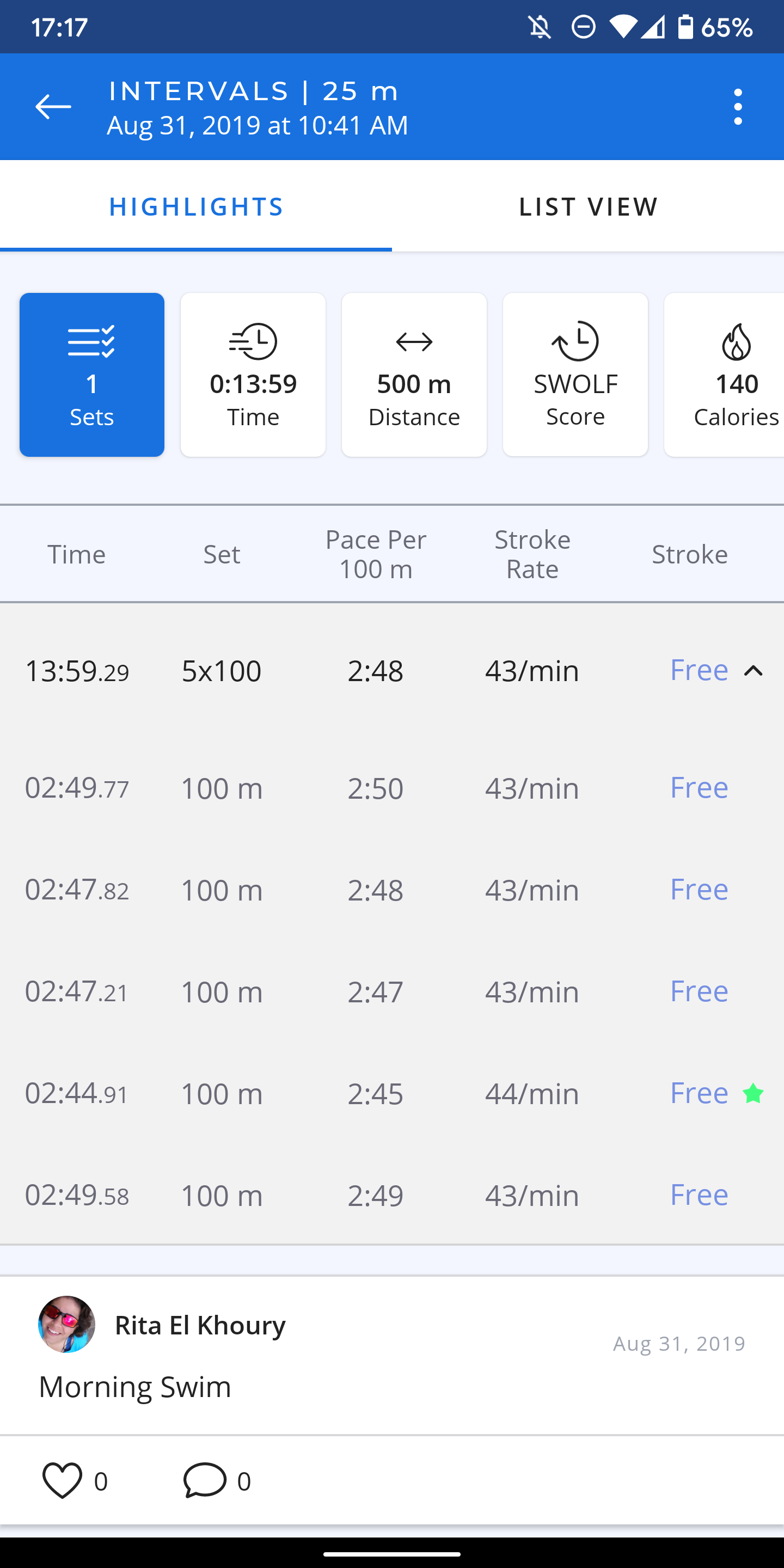 FORM Swim App for Apple and Android