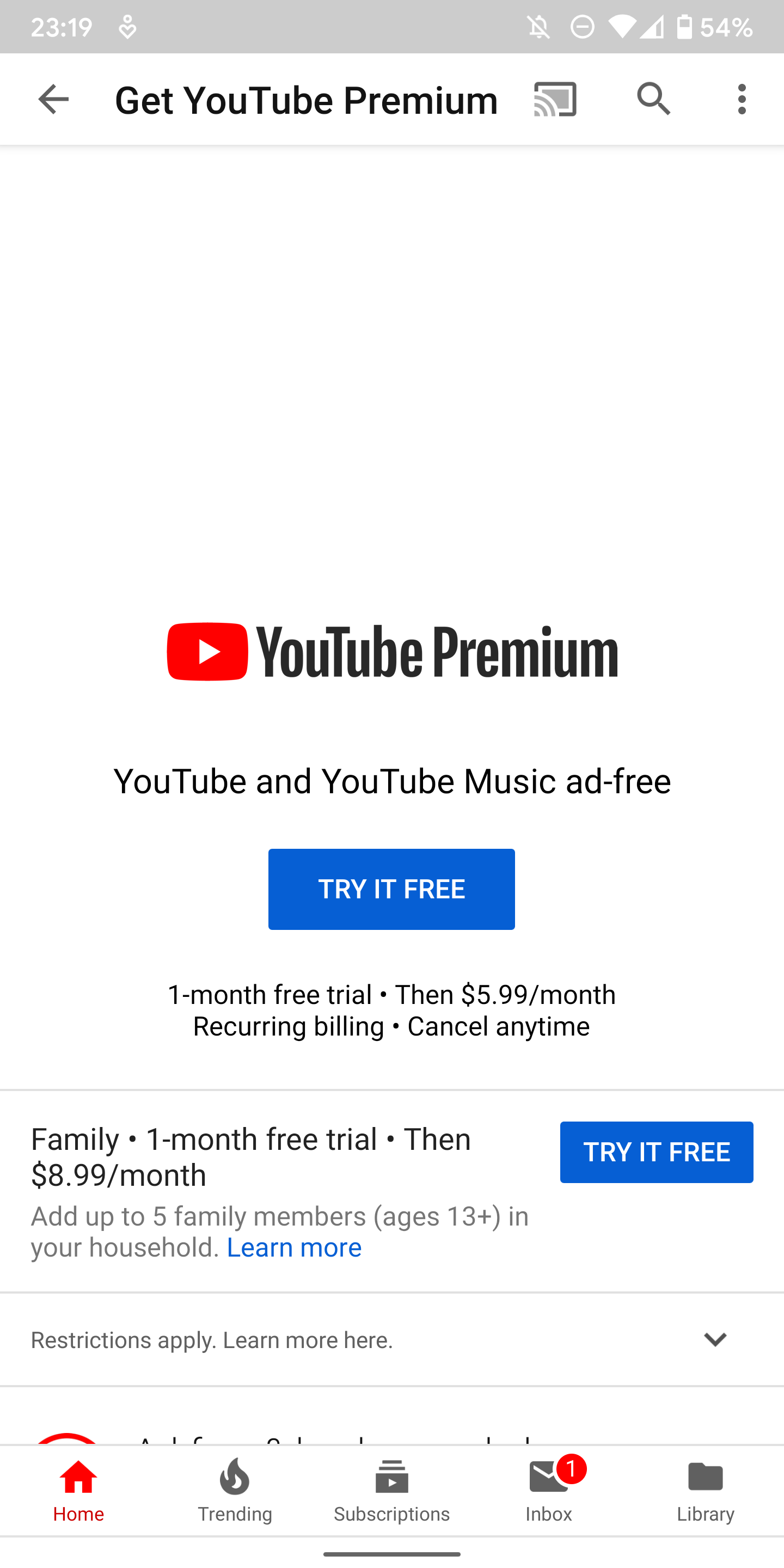 YouTube Premium and Music launch in 8 new countries in the Middle East