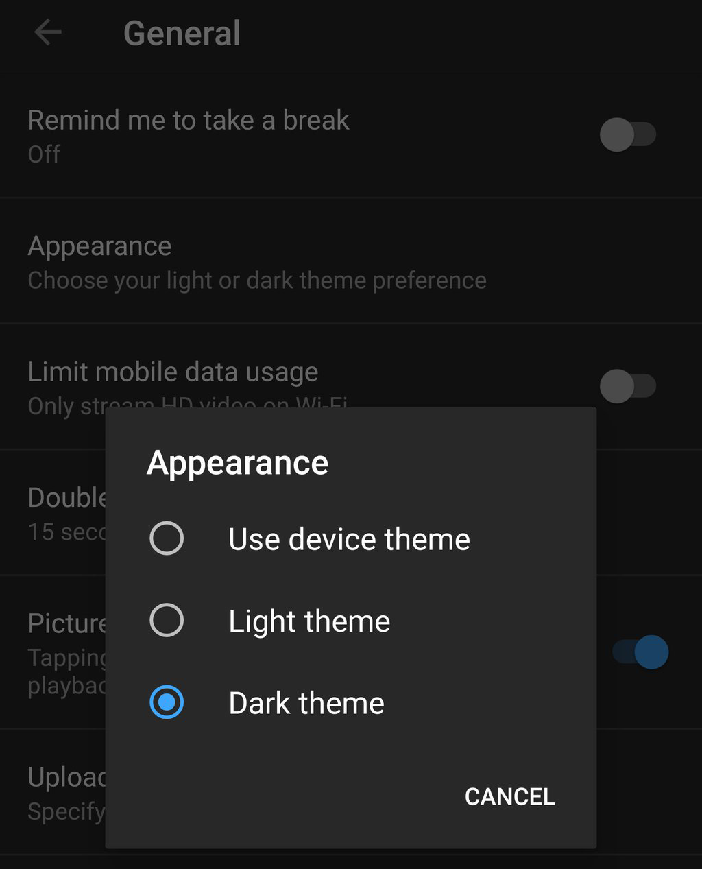 Youtube Gets Proper Dark Theme Syncing On Android 10 Youtube Gets Proper Dark Theme Syncing On Android 10