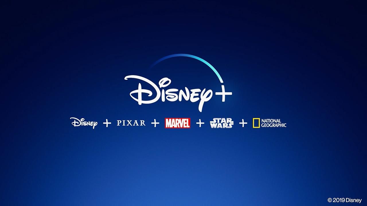 O logotipo da Disney acima dos logotipos de todas as propriedades da Disney
