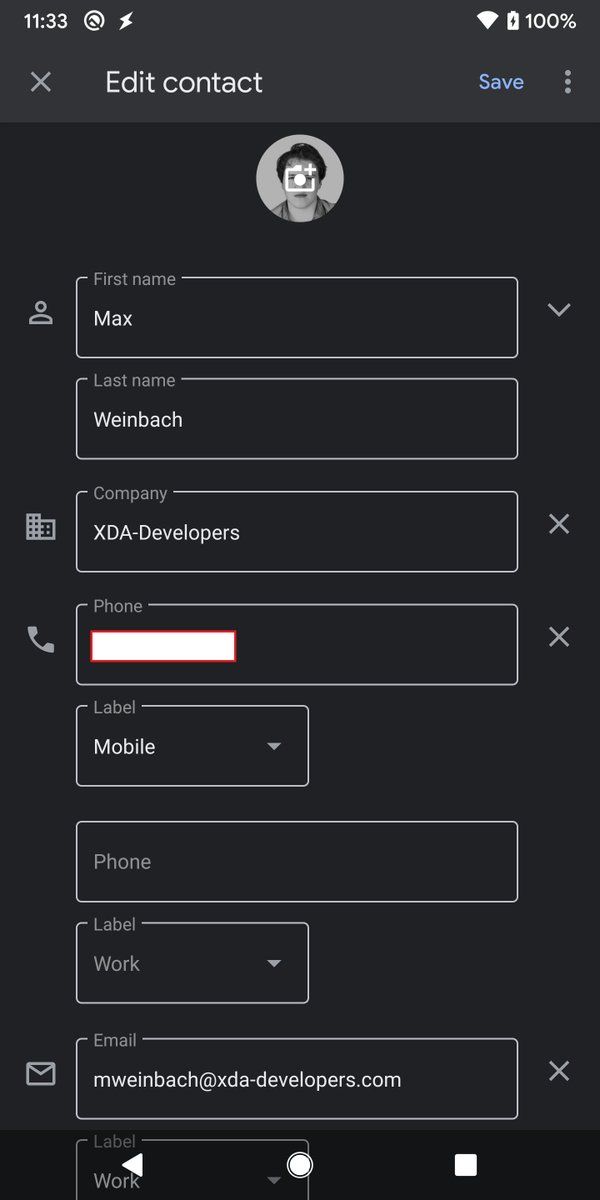 Google is testing a boxier editing page in Contacts [APK Download]