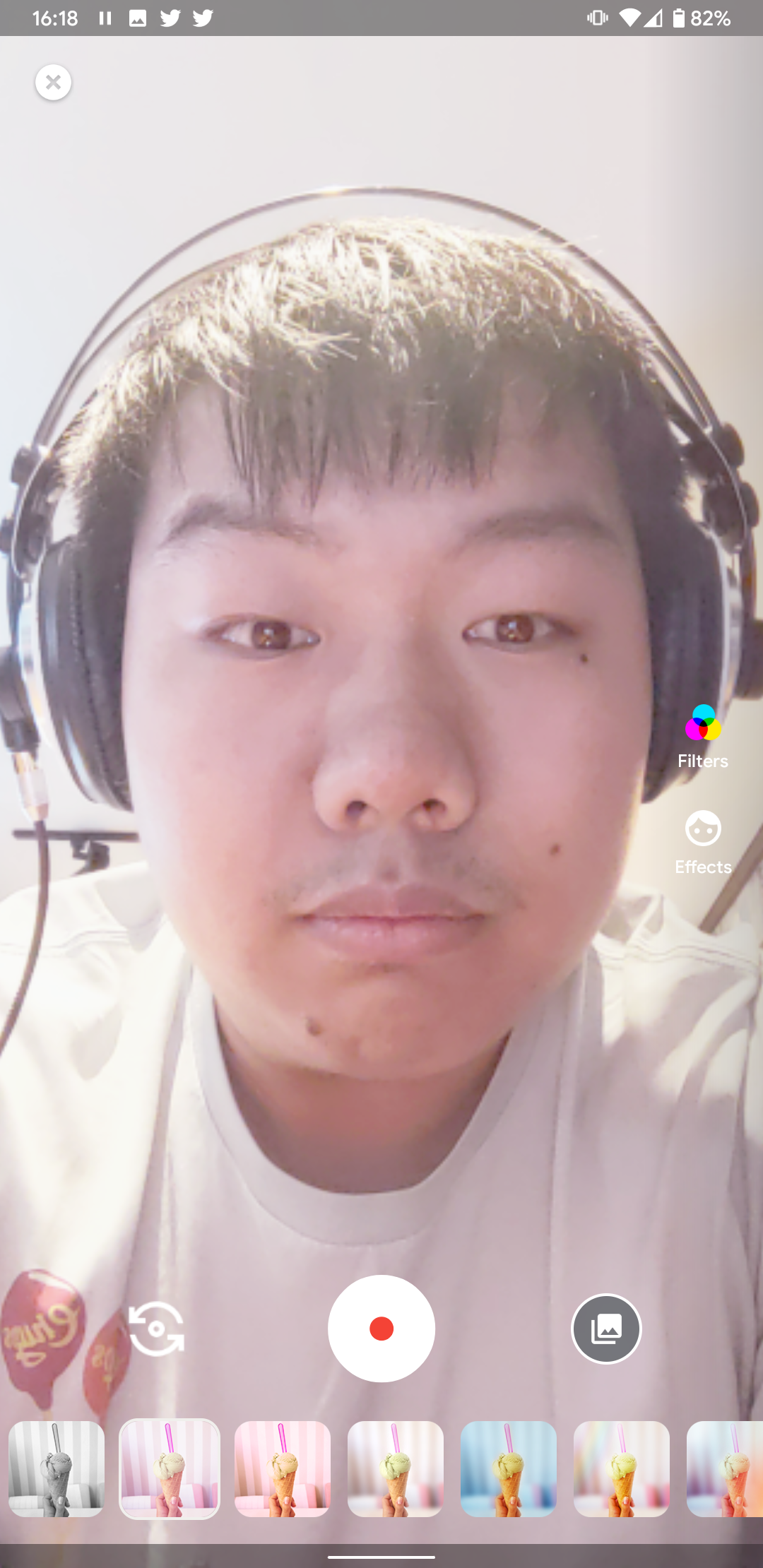 Google Duo's new filters and effects let you a purple cat
