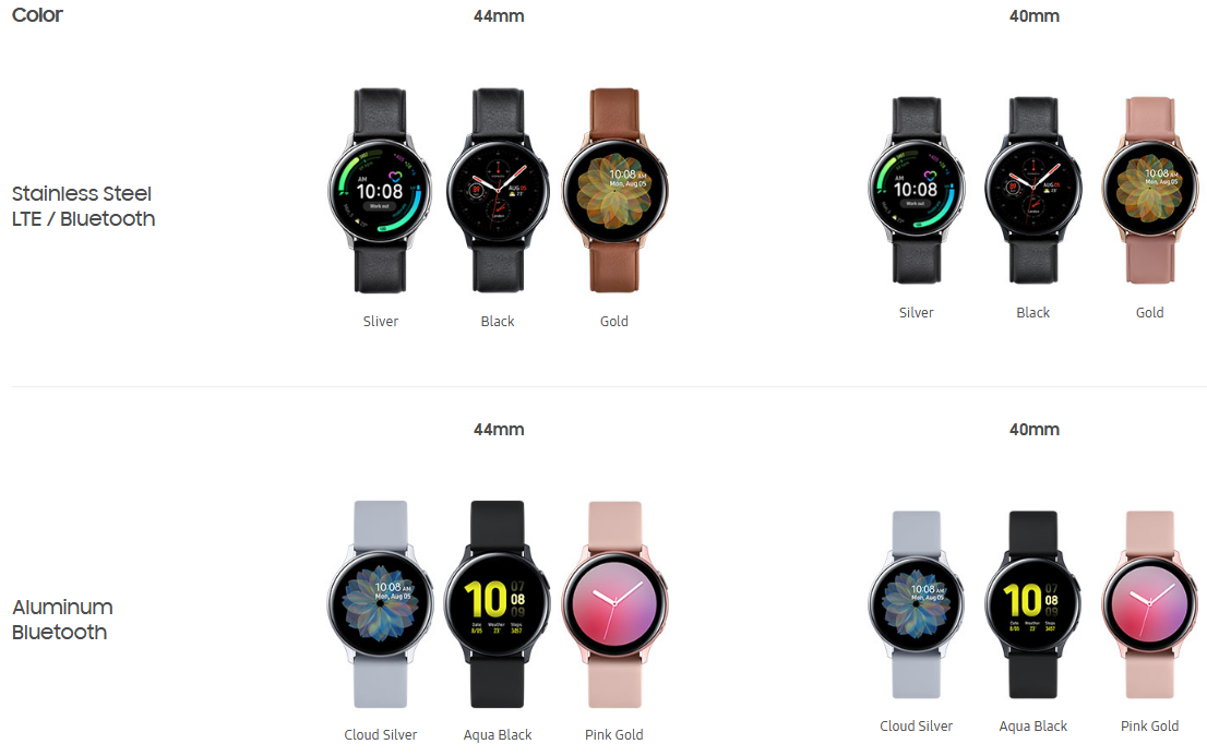 Galaxy watch сравнить. Часы галакси вотч Актив 2. Samsung Galaxy watch Active 4 40mm. Часы галакси вотч Актив 2 40 мм. Часы самсунг галакси вотч 5 40мм.