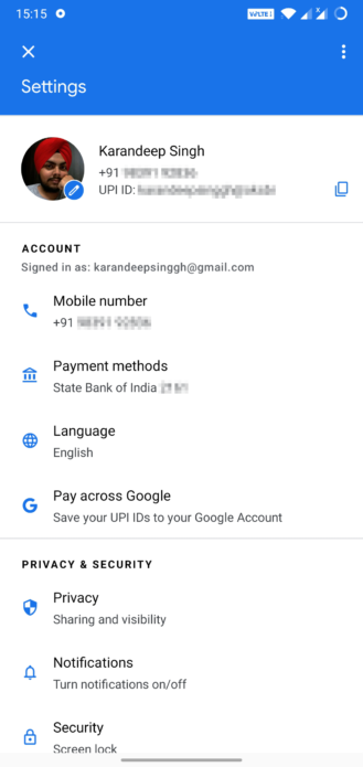 Google Pay Tez For India Gets A Material Design Makeover To Improve Usability Update Broader Availability Apk Download