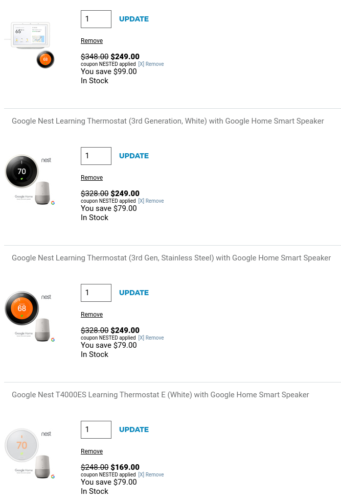 Save up to 100 on Nest Thermostat and Google Home bundles with this coupon