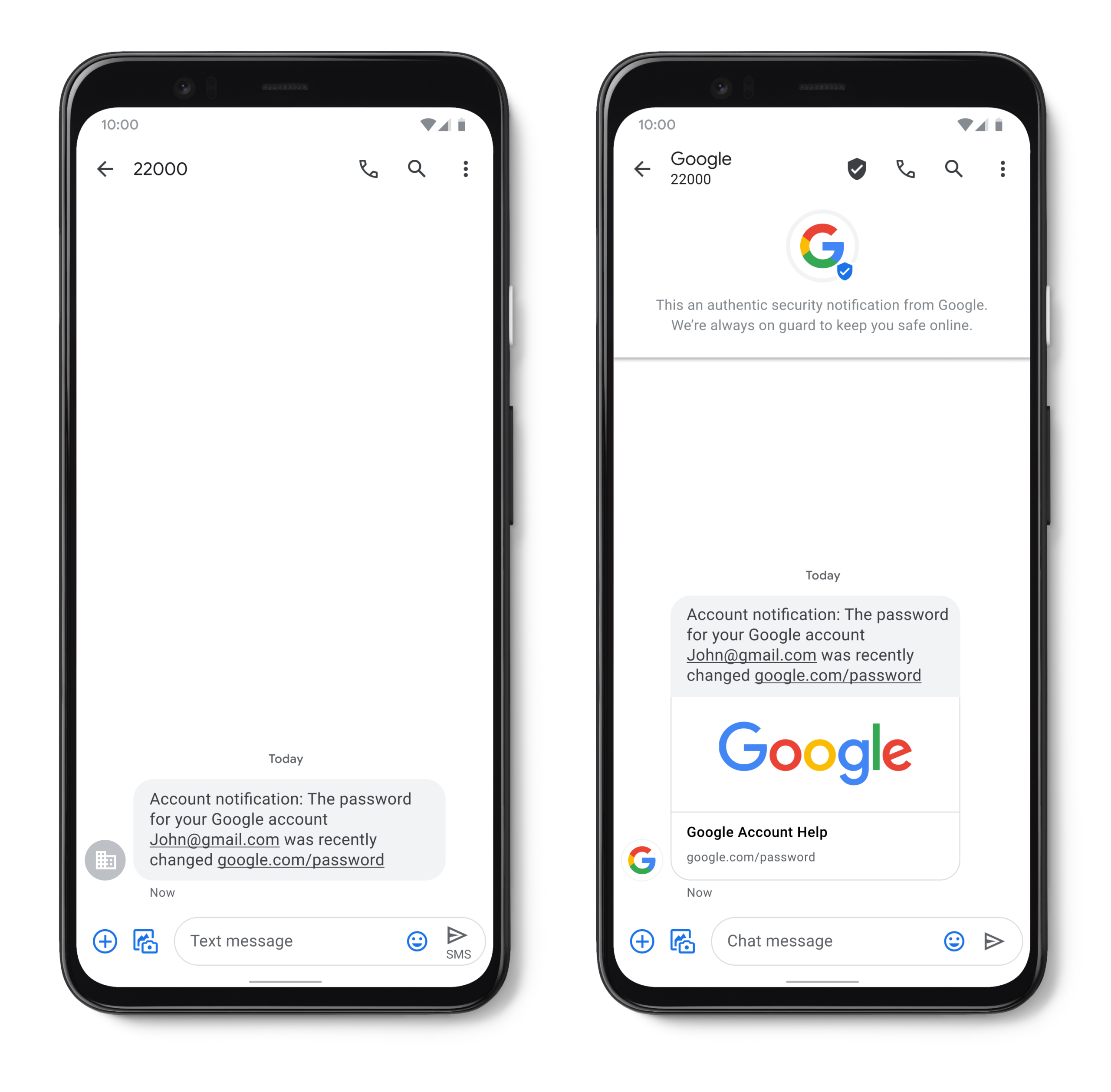 Google Messages rolls out Verified SMS to protect you from spam and