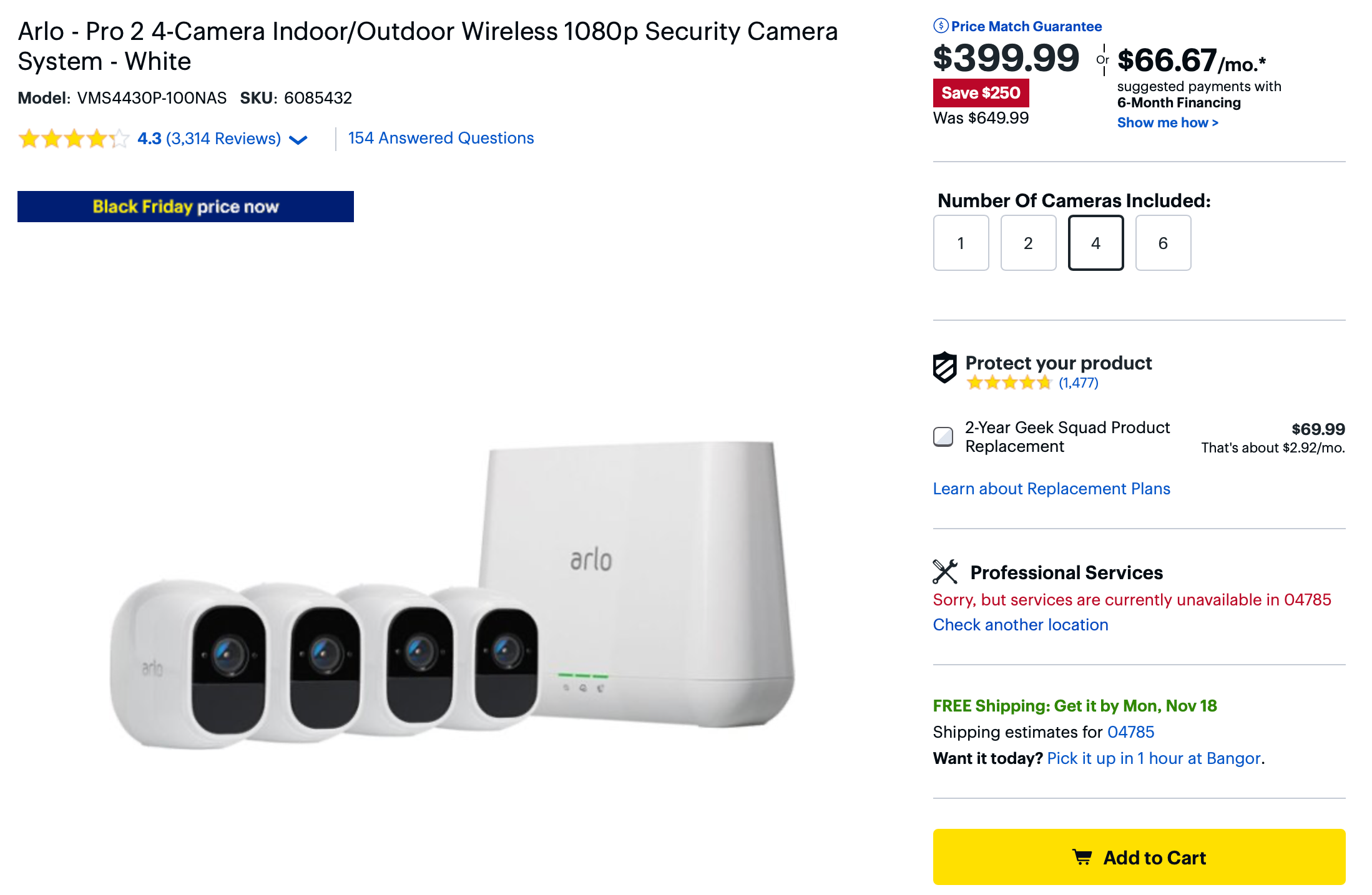 best buy arlo pro 2