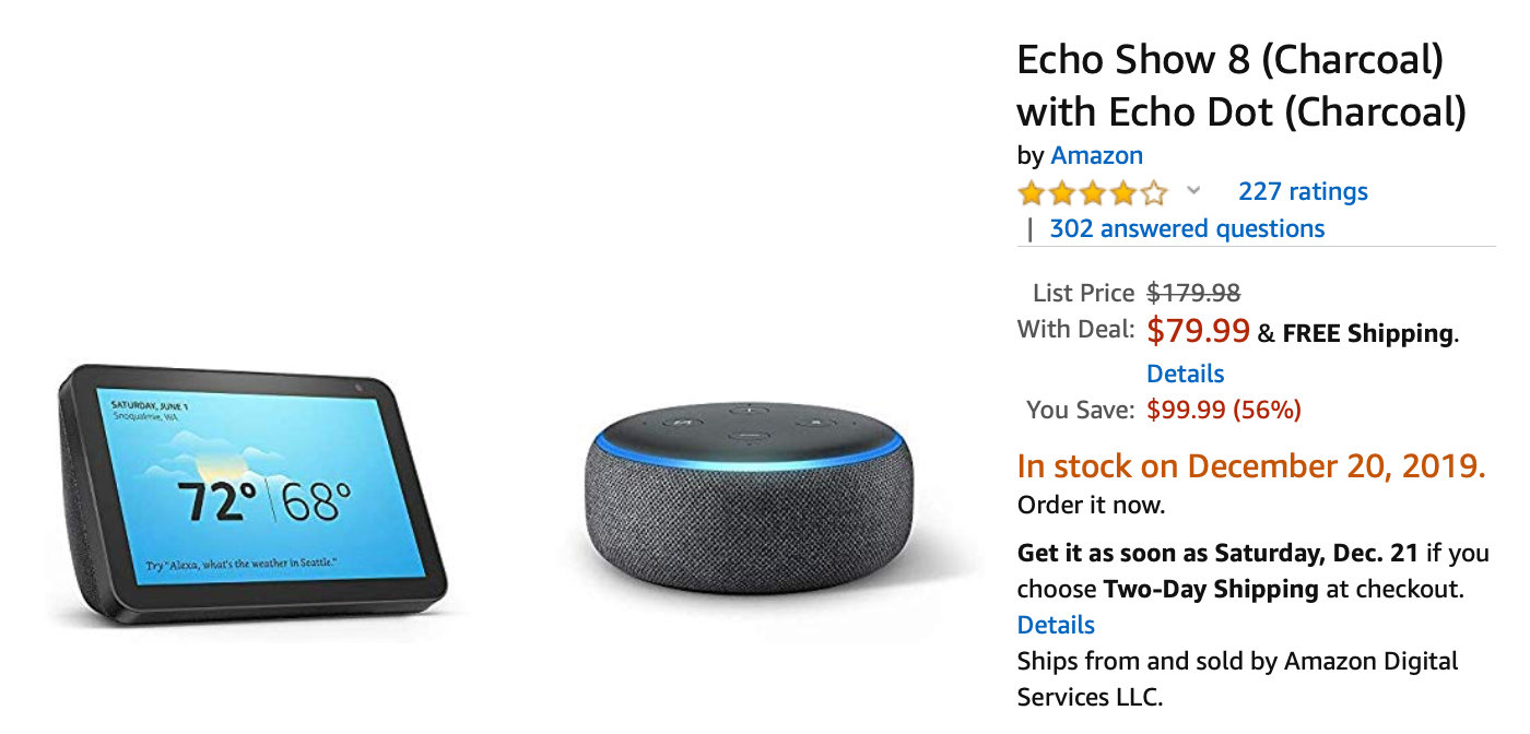 Amazon Echo Show 8 with Echo Dot bundle is just $80 ($100 off)