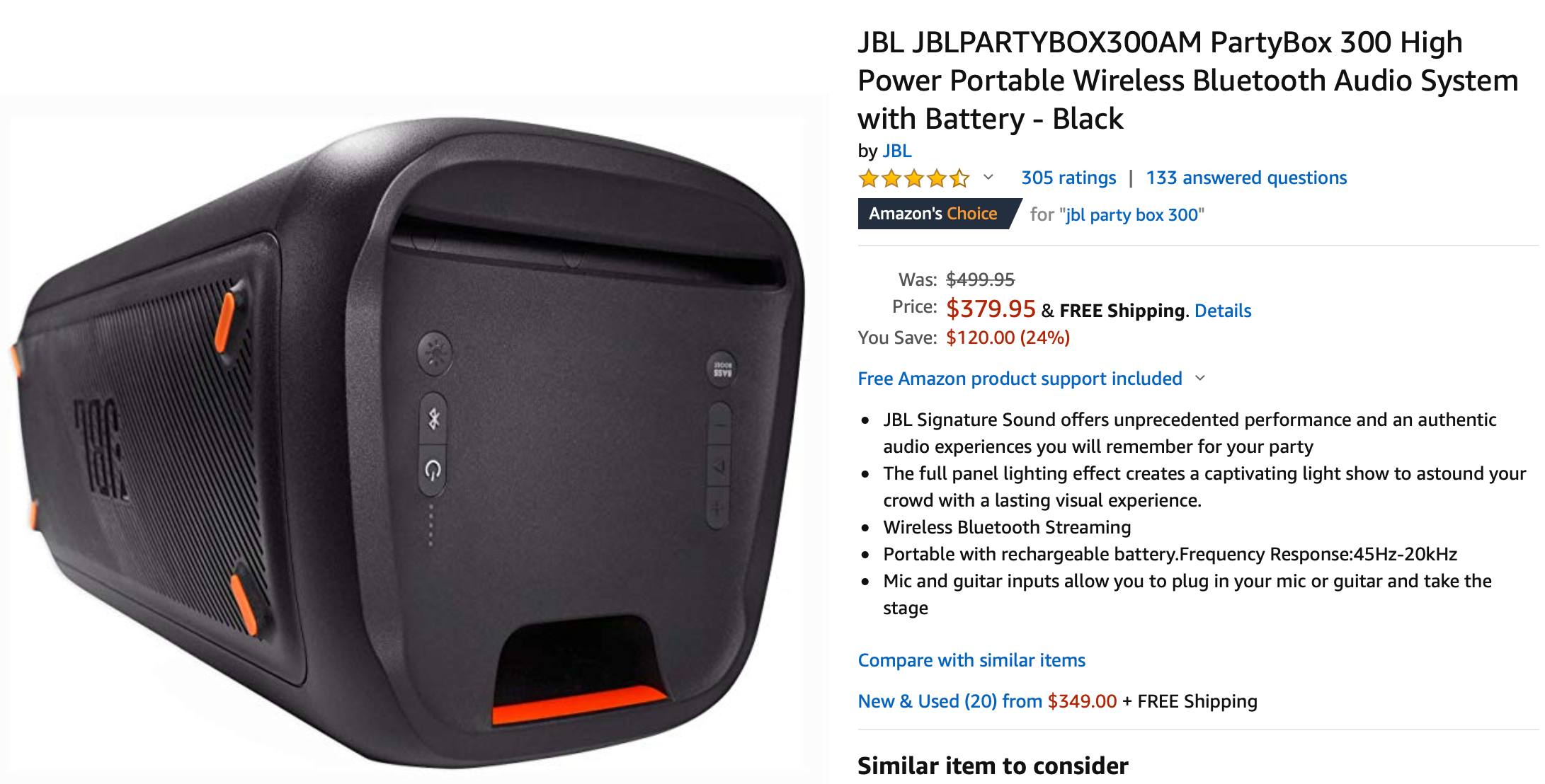 Купить Колонку Jbl Partybox On The Go