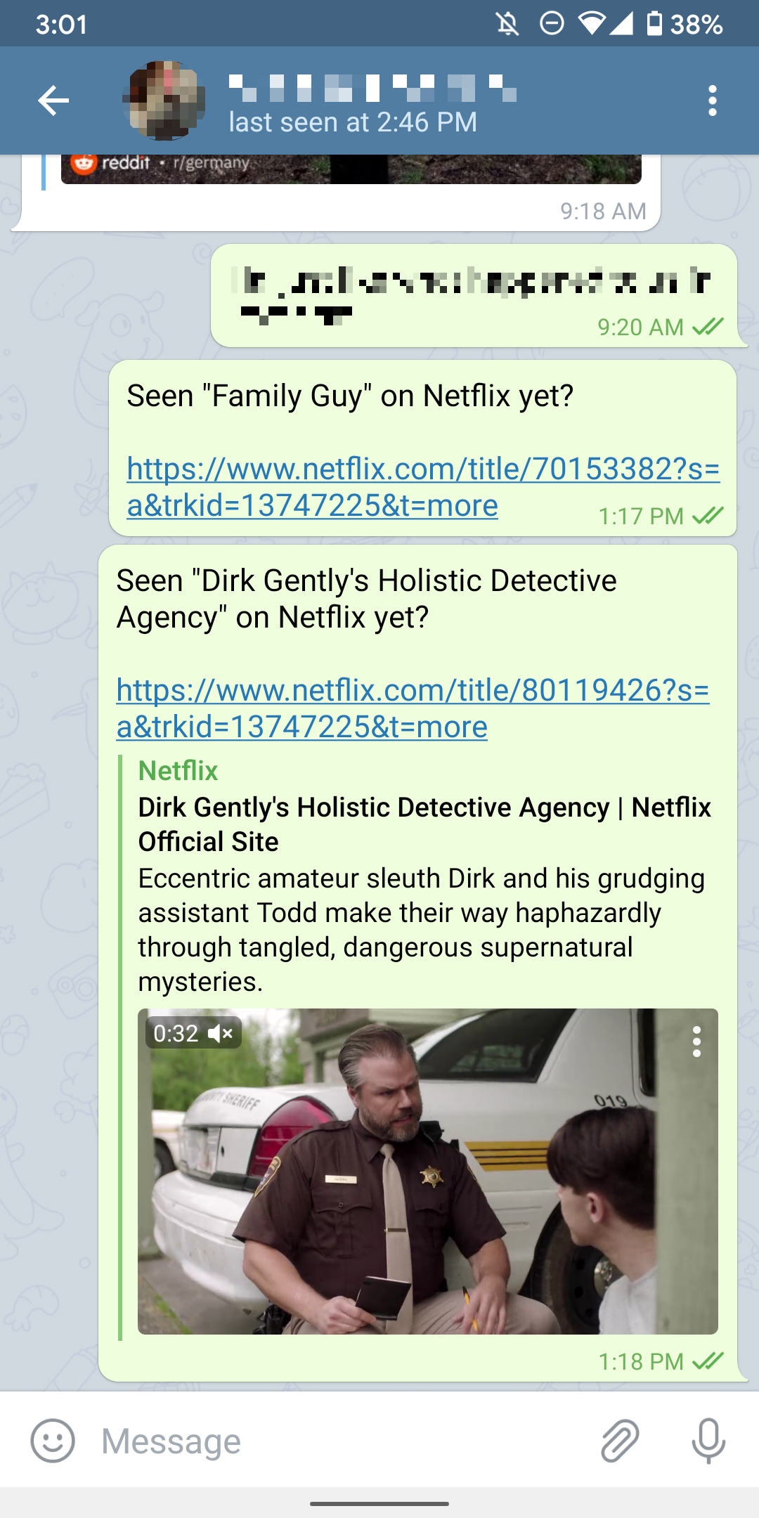 Netflix trailers now play inside WhatsApp chats just like YouTube videos