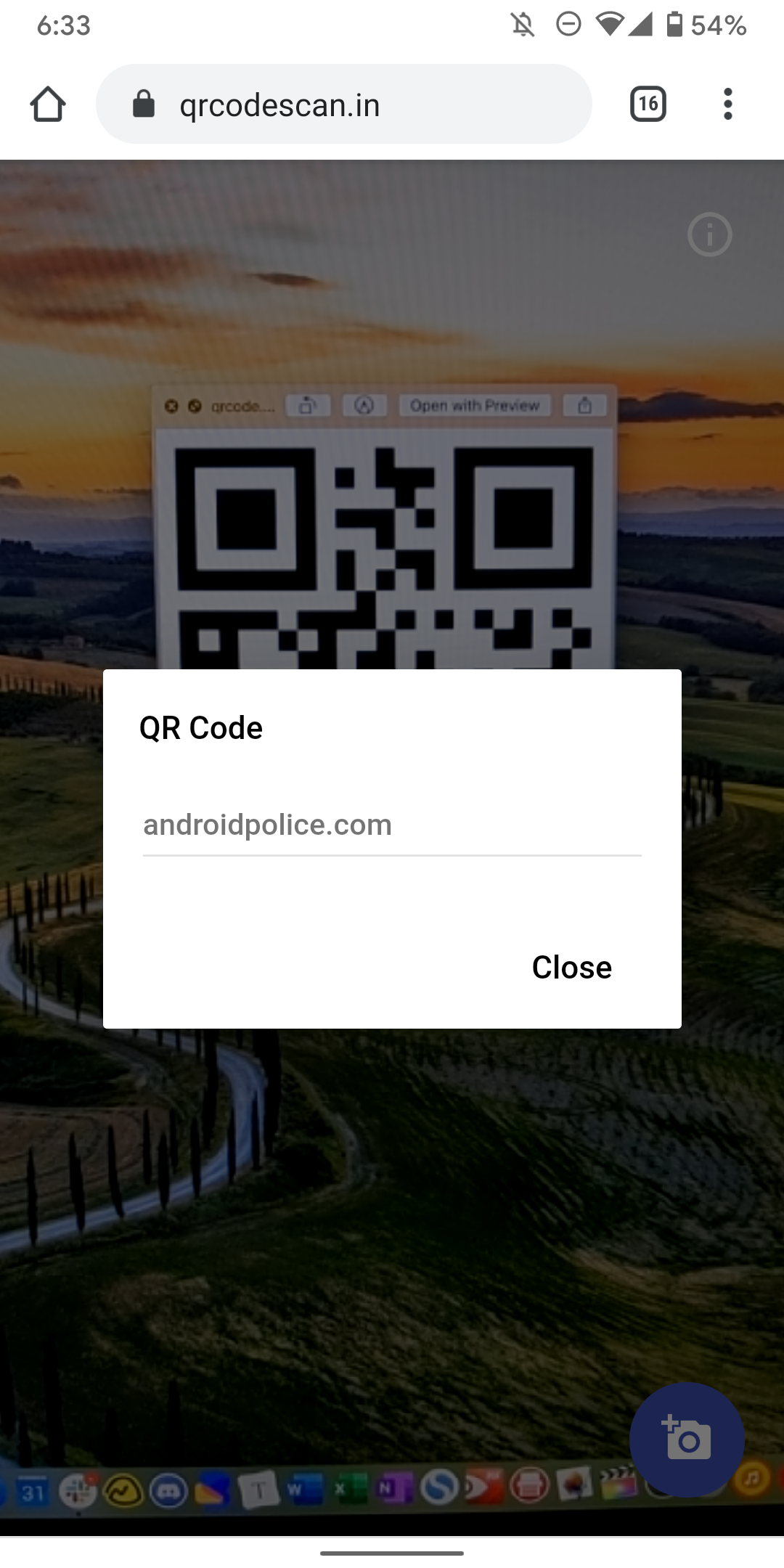 How to scan qr codes on android