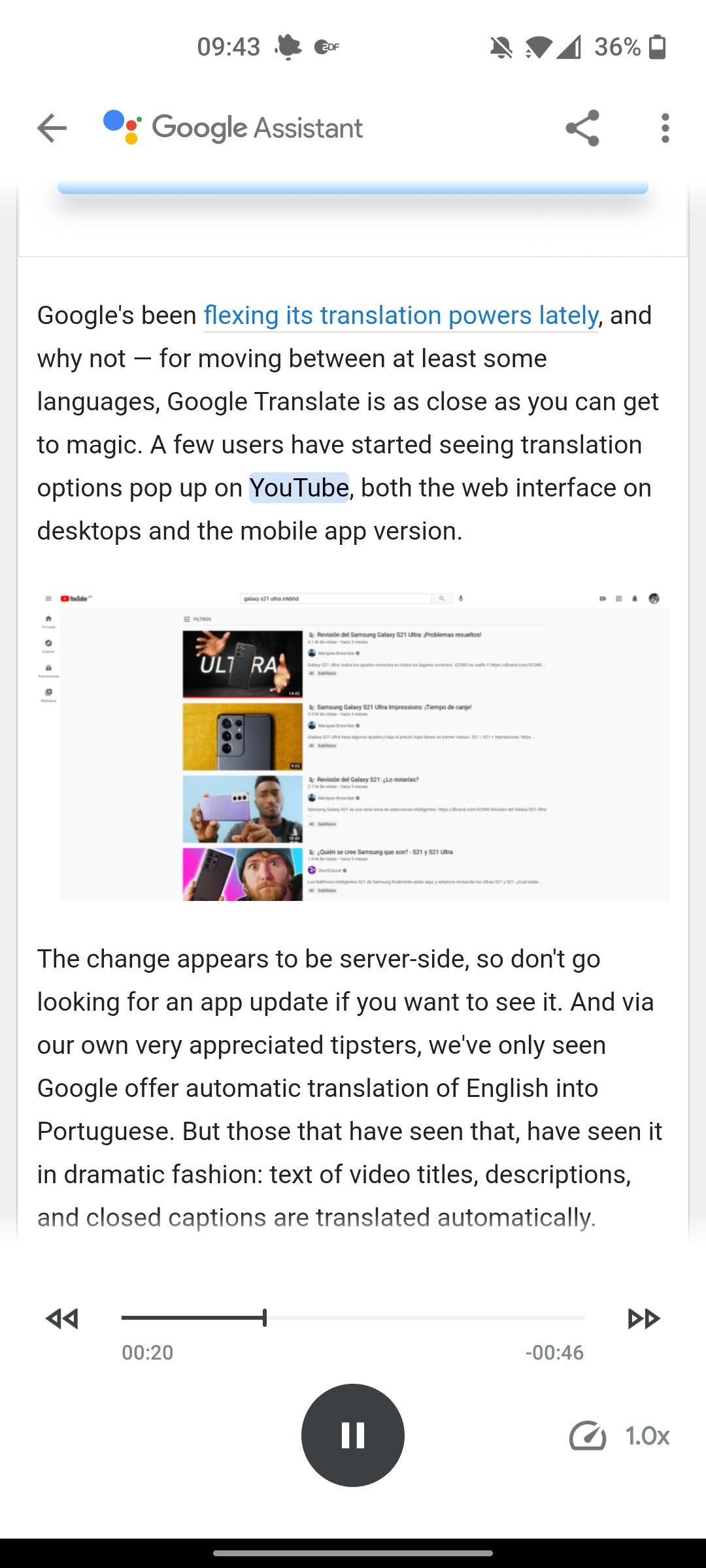 Tip Google can read out loud almost any story on your Android phone