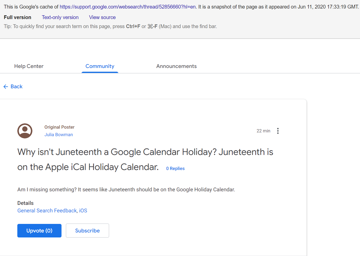 Google makes an official Google Calendar holiday