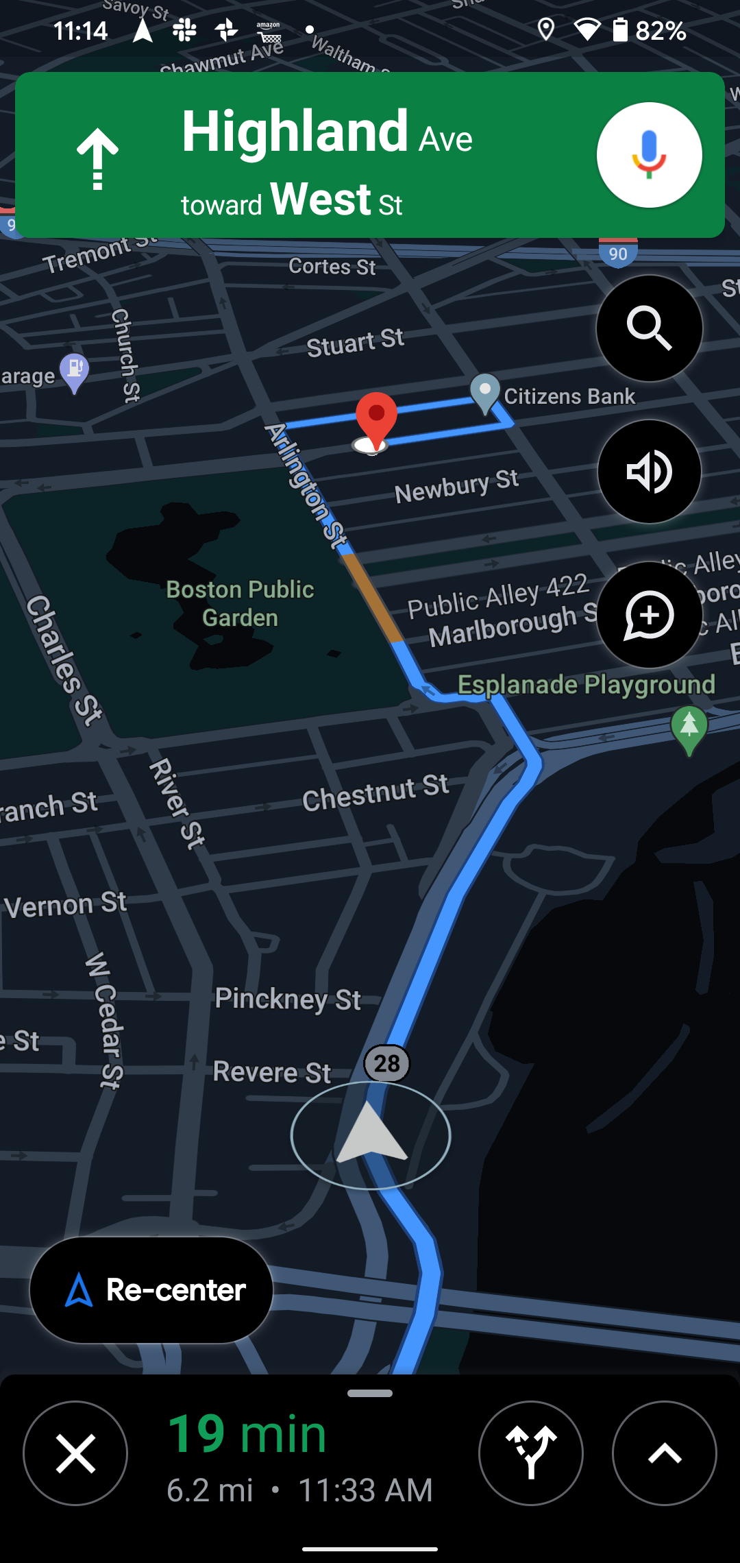 Get a tease of Google Maps dark mode inside the Google app