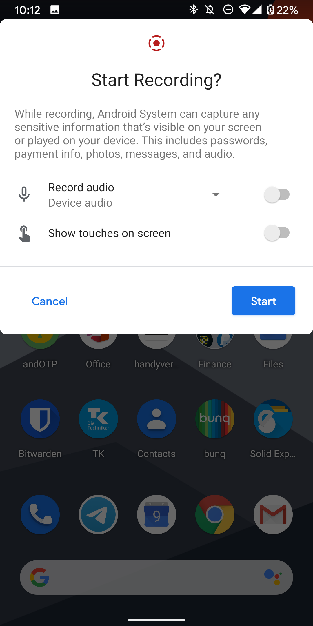 Android 11's screen recorder finally records device audio in Beta 2