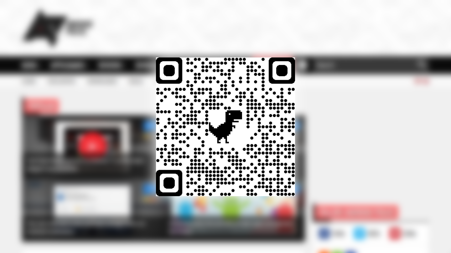 Chrome's Dino-branded QR Code generator working in Dev channel