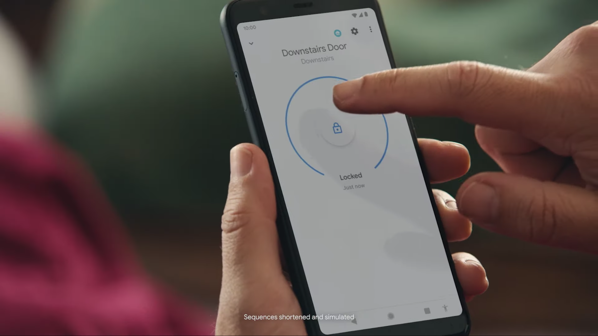 Google promo shows you could soon open Nest smart locks straight from the Home app