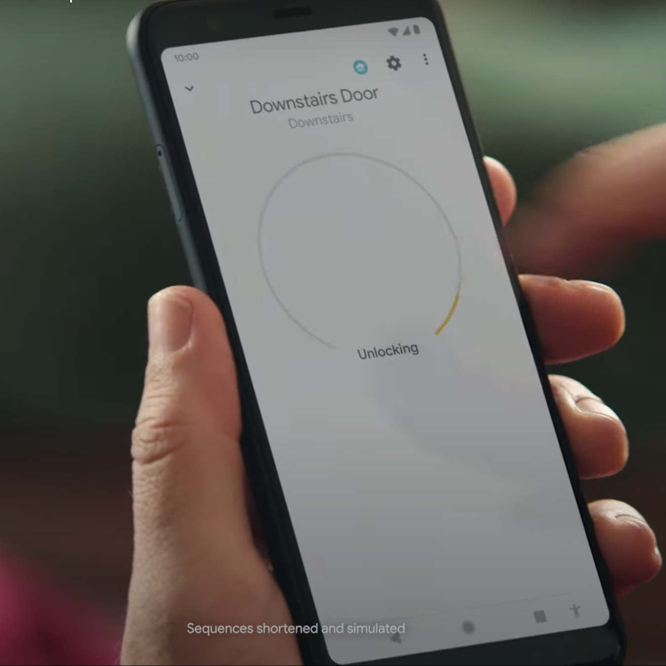 Google promo shows you could soon open Nest smart locks straight from